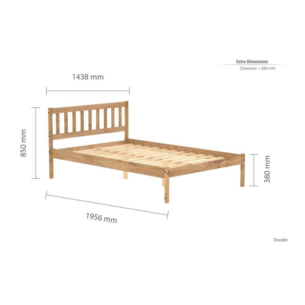 Pine - Birlea - Lisbon Wooden Bed - 6