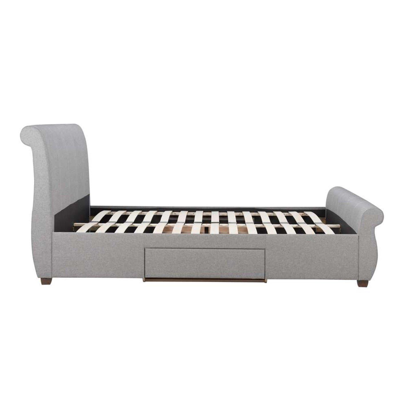Grey - Birlea - Lancaster Fabric Bed - 11