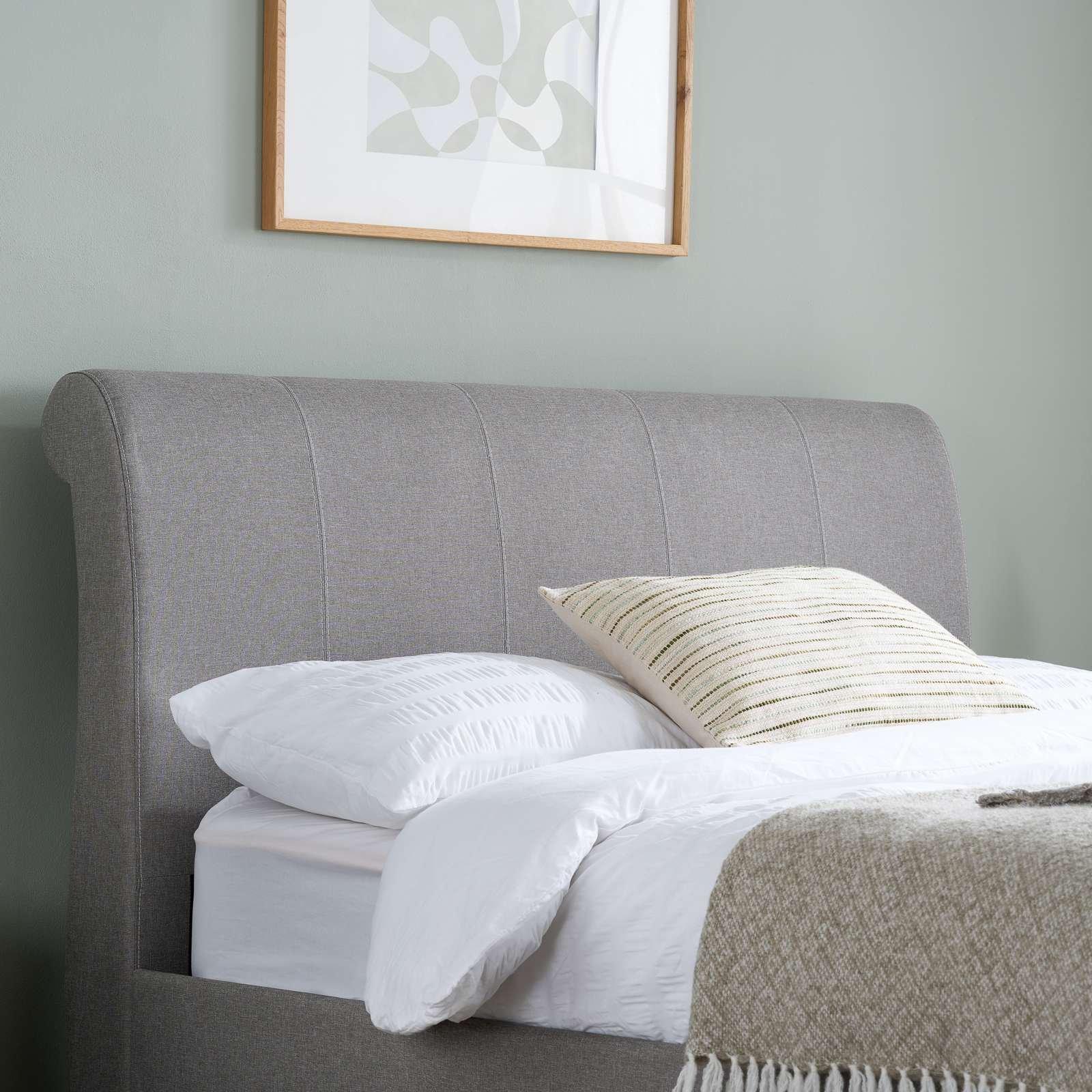 Grey - Birlea - Lancaster Fabric Bed - 3