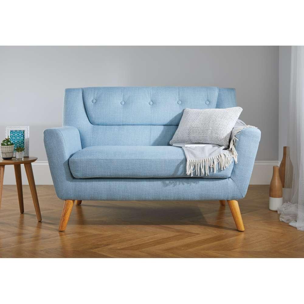 Duck Egg Blue - Birlea - Lambeth 2 Seater Sofa - 7
