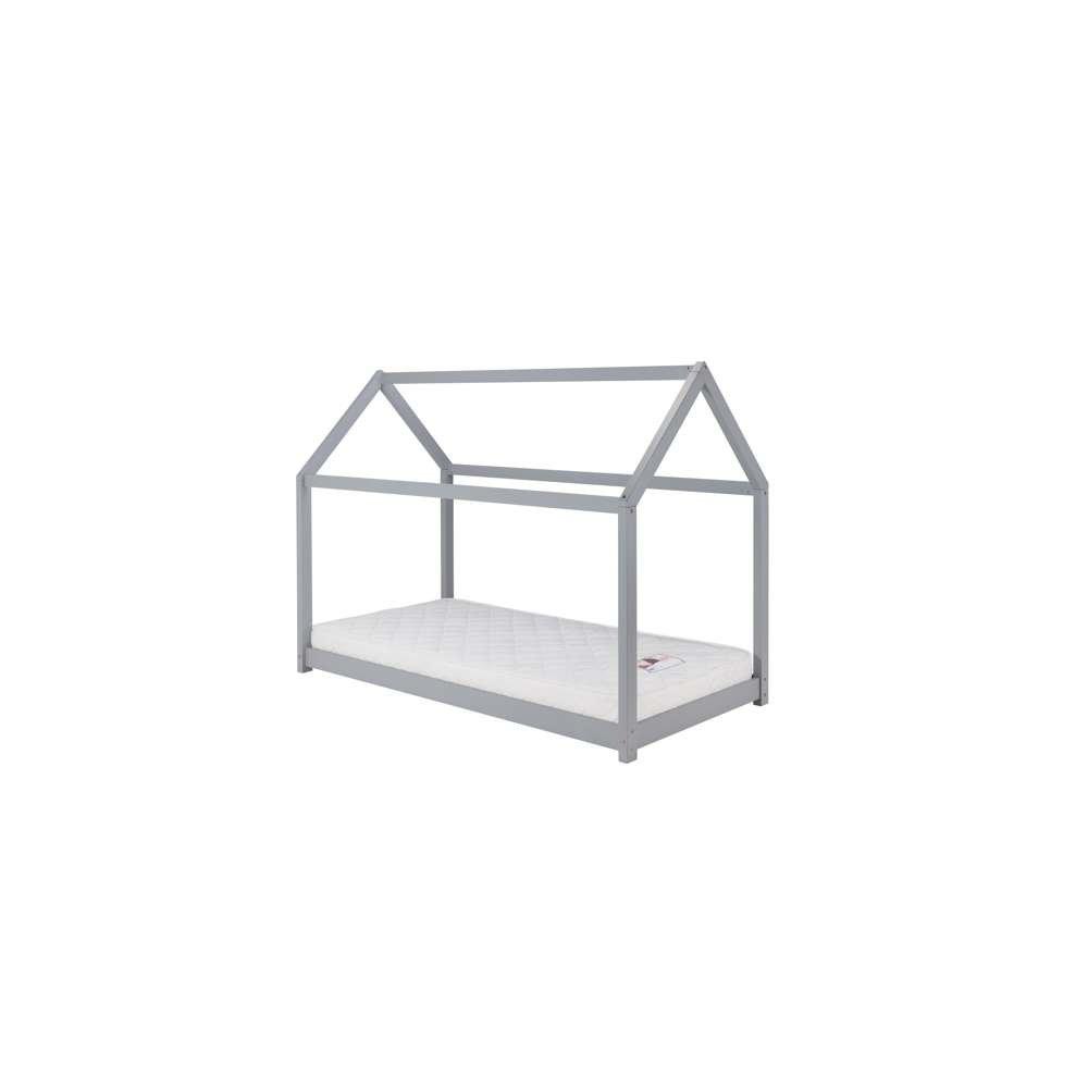Grey - Birlea - Childrens House Bed - 2