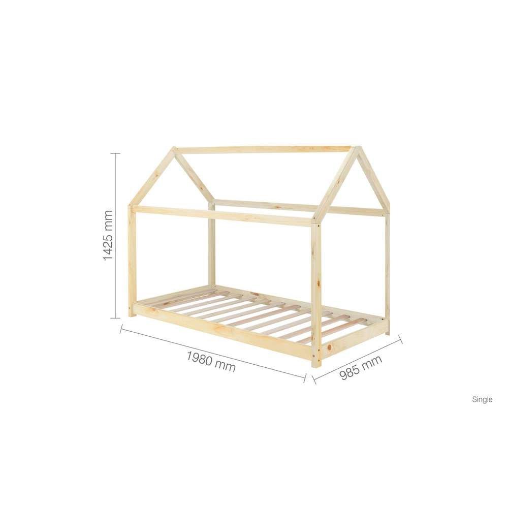 Pine - Birlea - Childrens House Bed - 4