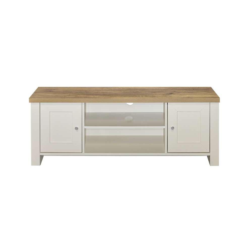 Cream & Oak - Birlea - Highgate Large TV Unit - 4