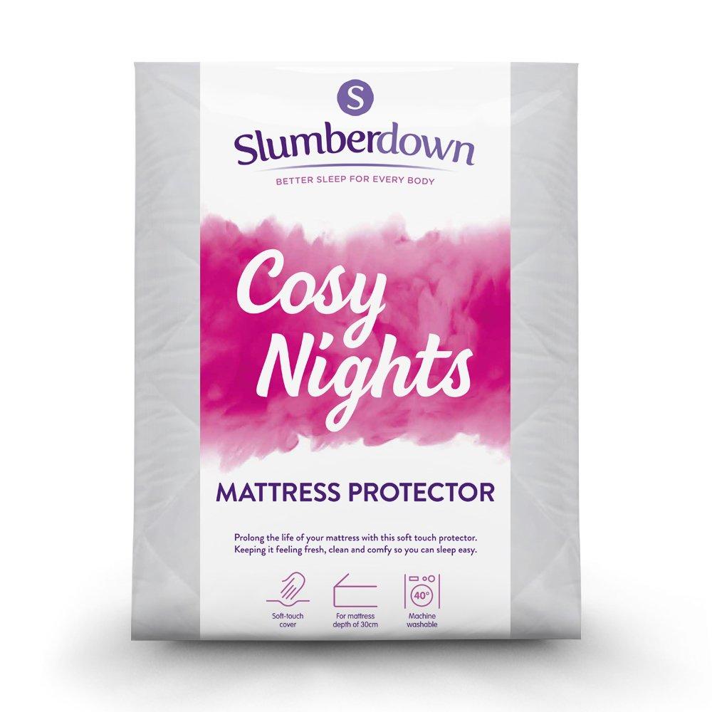 White - Slumberdown - Cosy Nights Mattress Protector