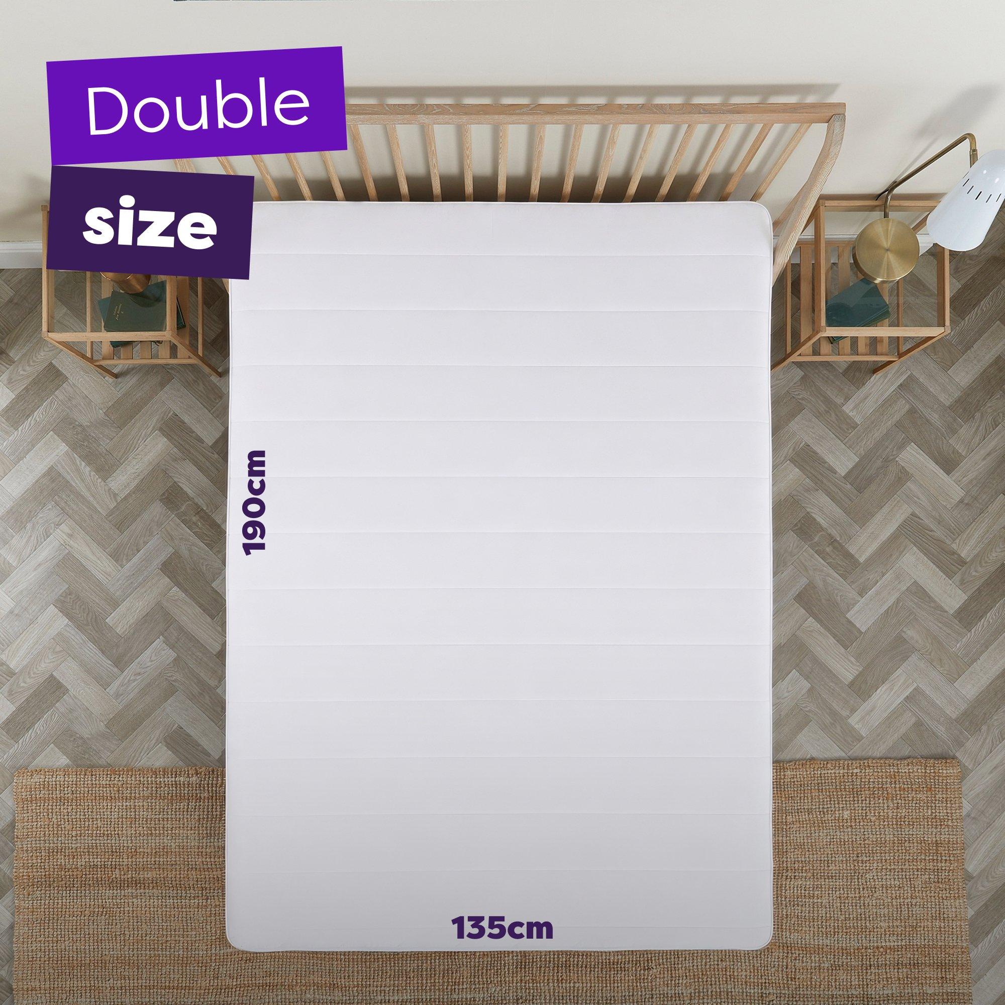White - Slumberdown - Cosy Nights Mattress Protector - 7
