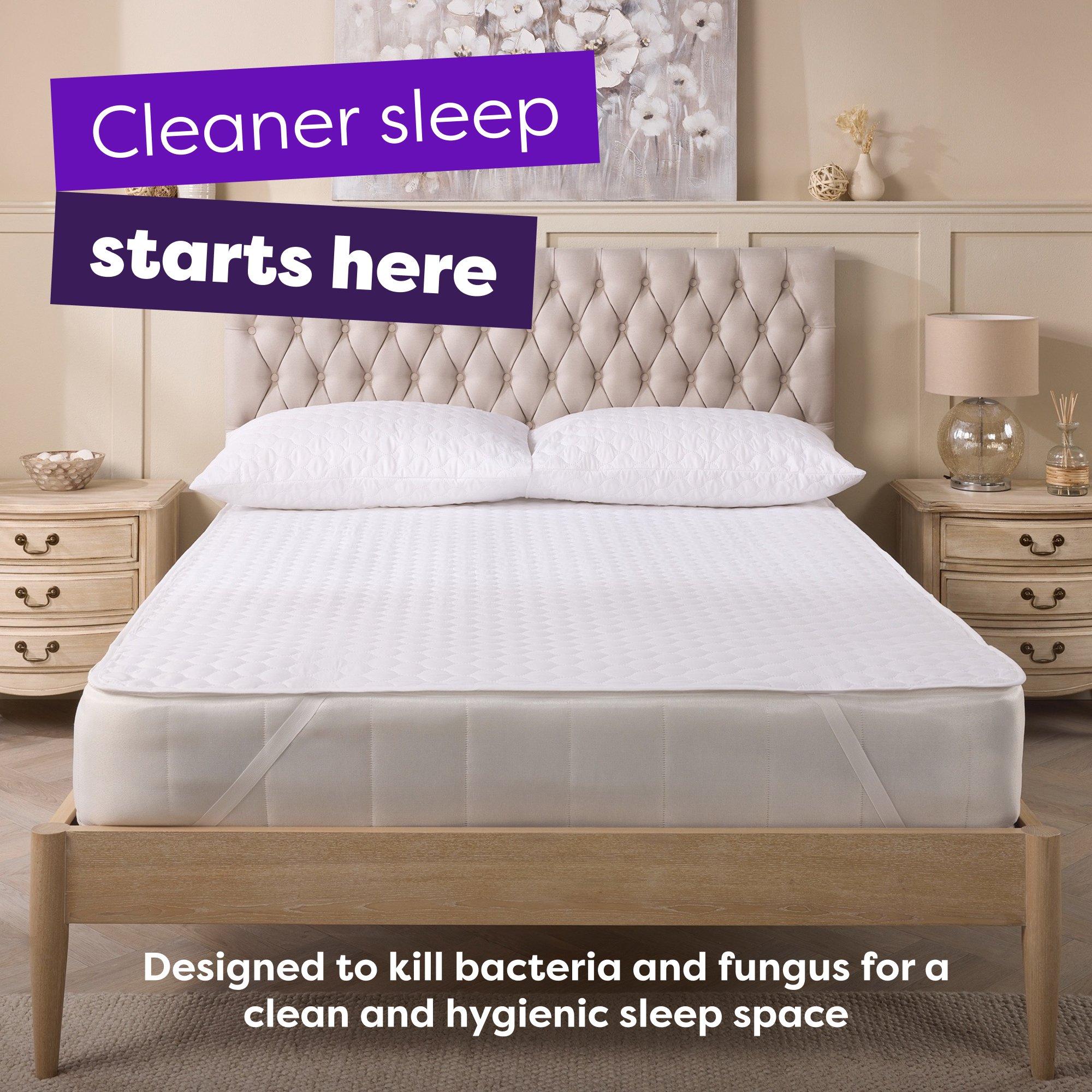 White - Slumberdown - Anti Allergy Mattress Protector - 2