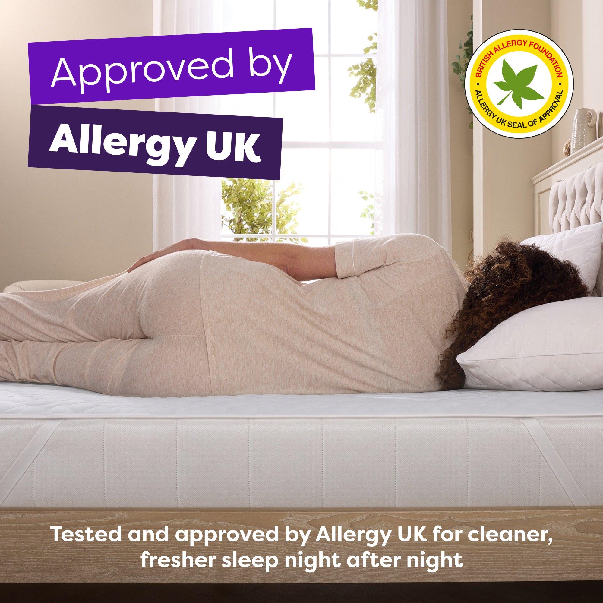 White - Slumberdown - Anti Allergy Mattress Protector - 3