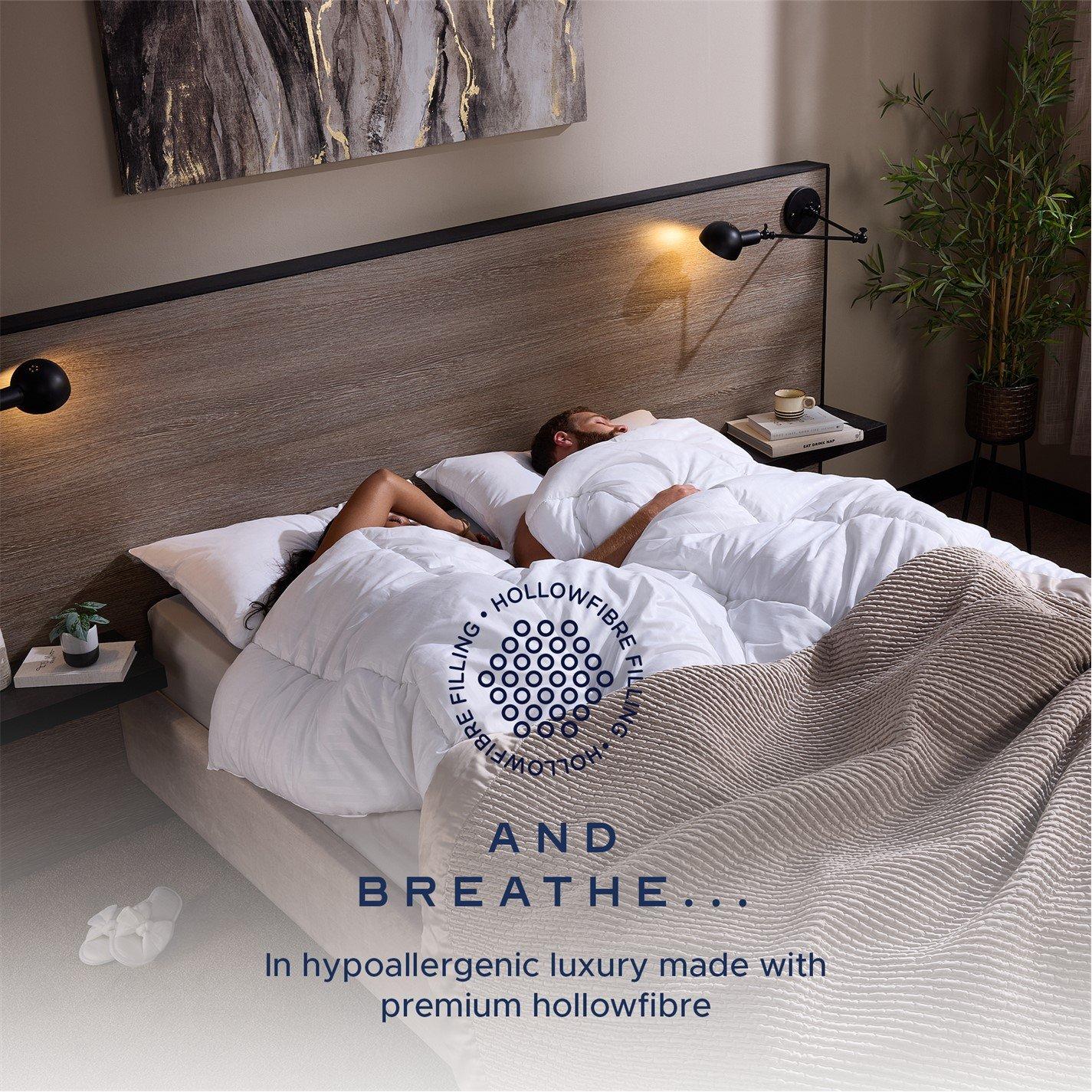 White - Snuggledown - Luxurious Hotel 13.5 tog Duvet - 4