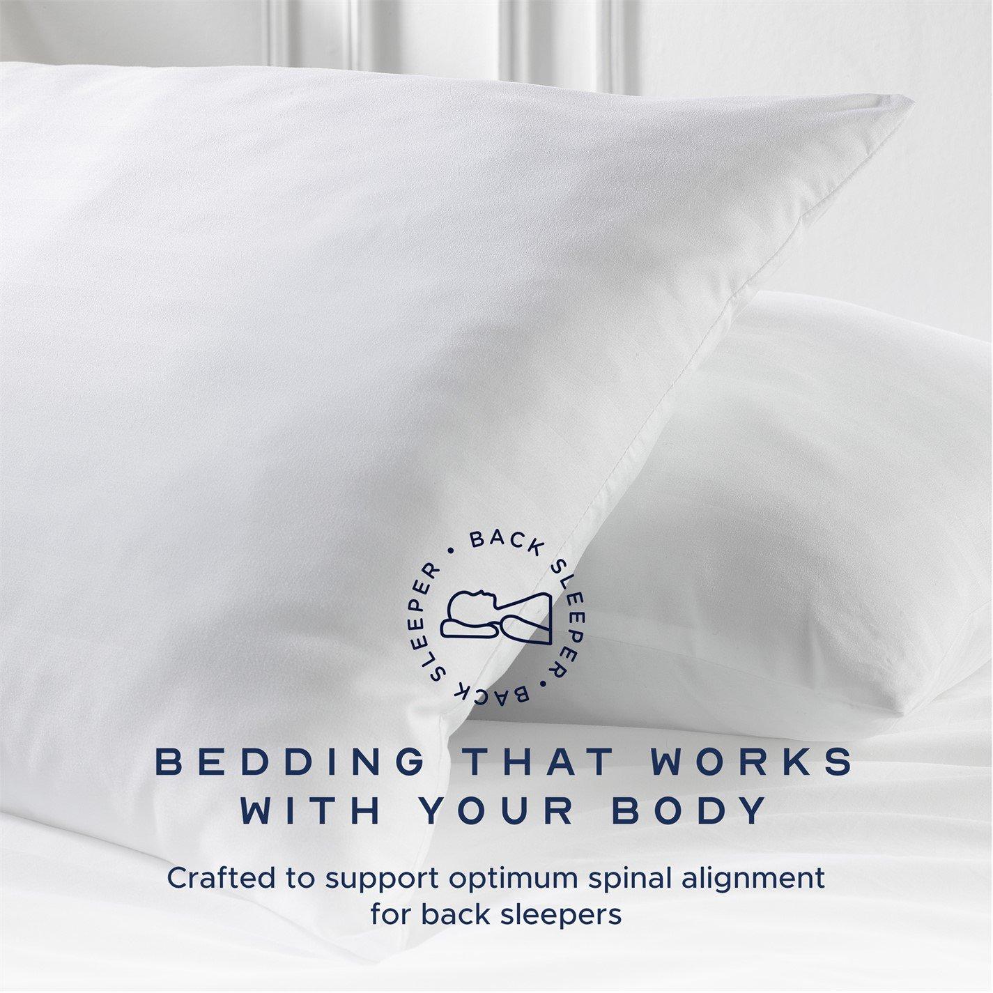 White - Snuggledown - Luxurious Hotel Medium Support Pillow - 3