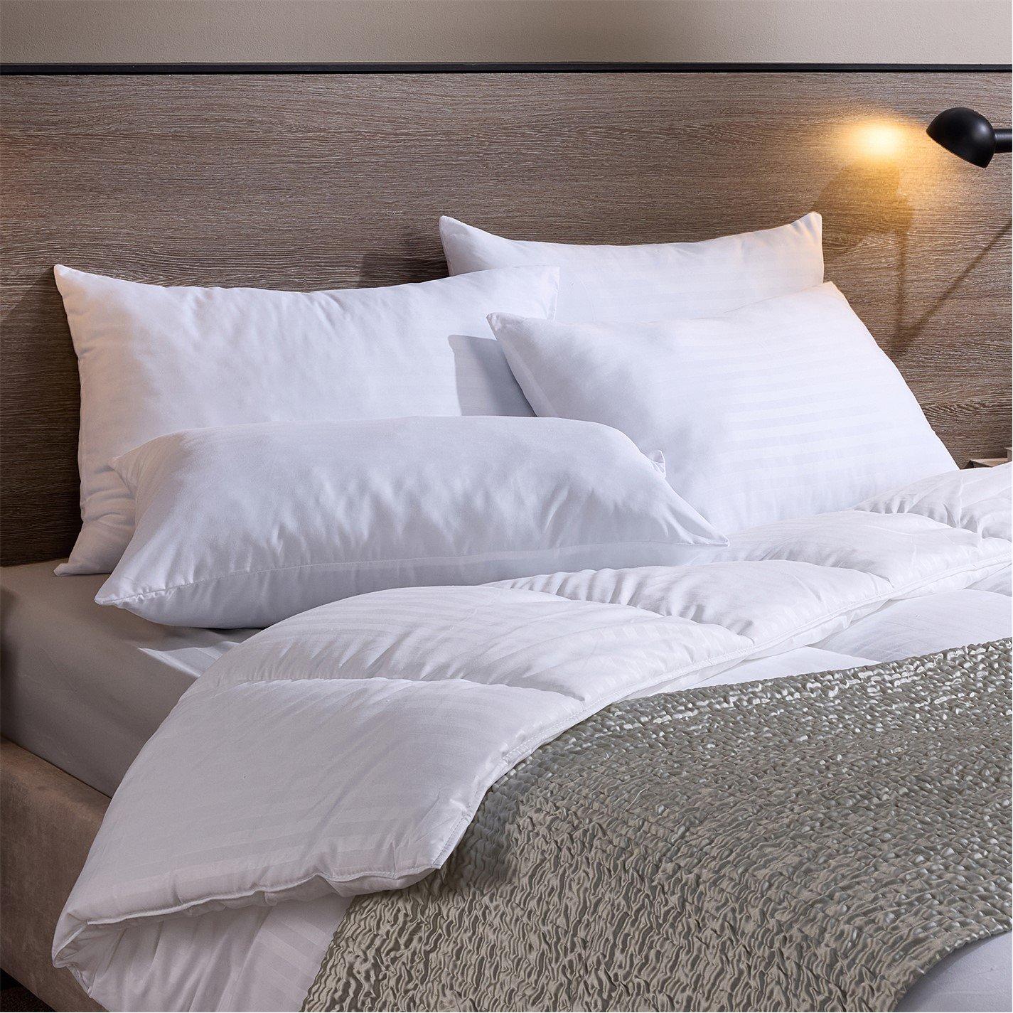 White - Snuggledown - Luxurious Hotel Medium Support Pillow - 10