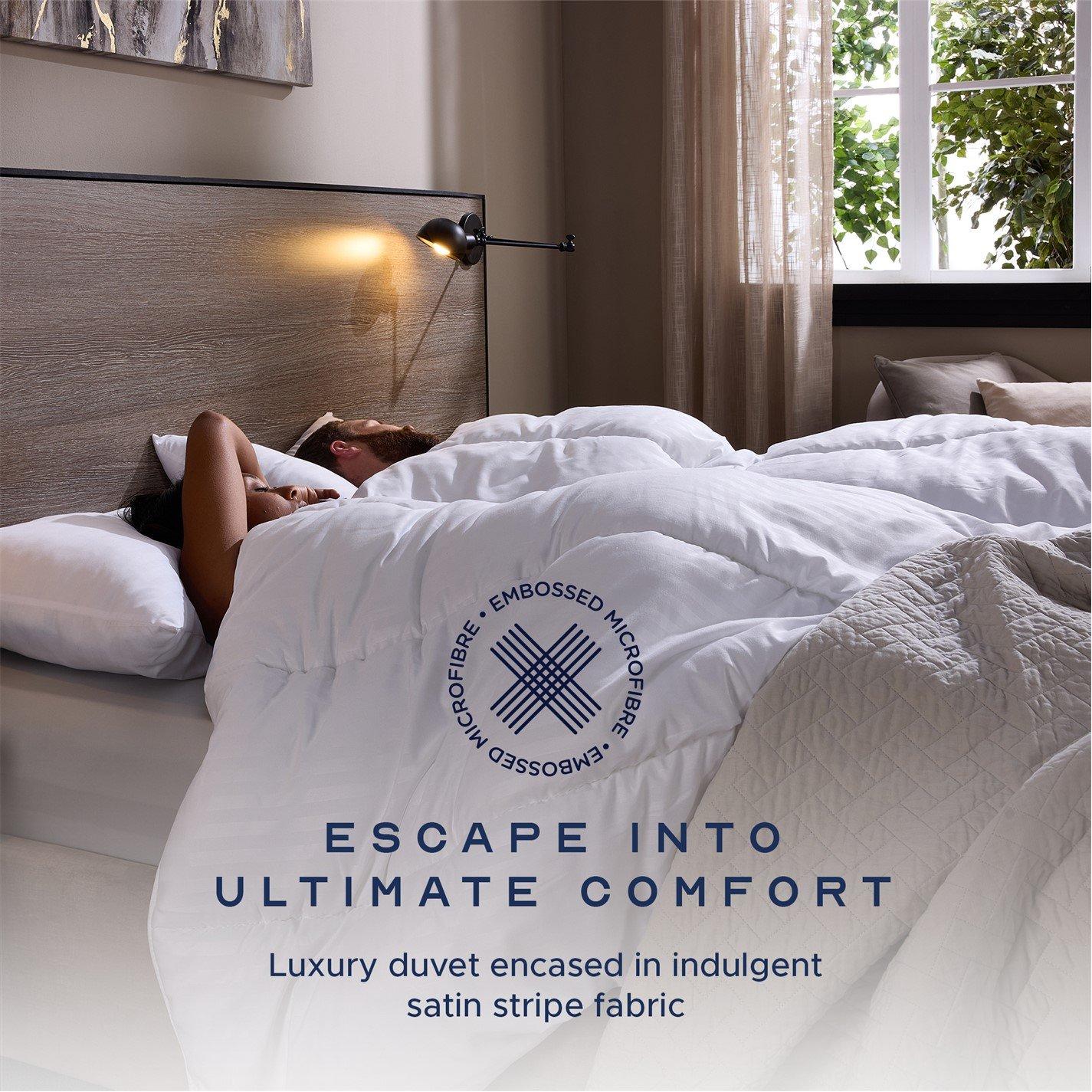 White - Snuggledown - Luxurious Soft & Cosy 4.5 tog Duvet - 2