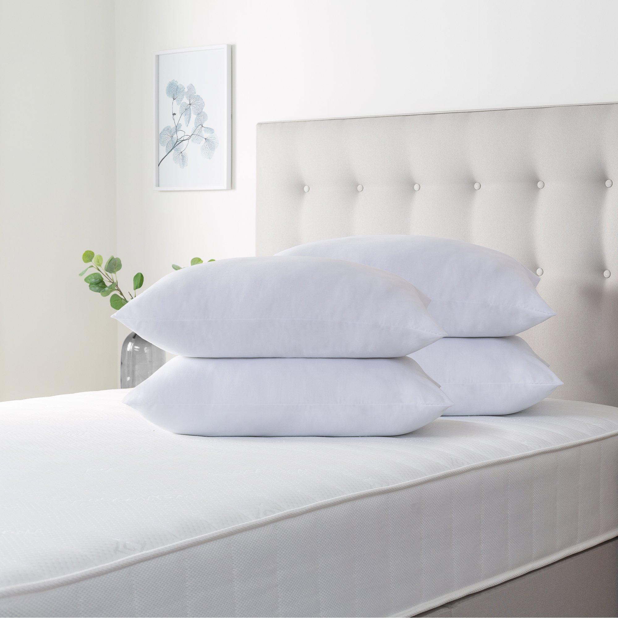 White - Slumberdown - Complete Protection Medium Sup Pillow - 3