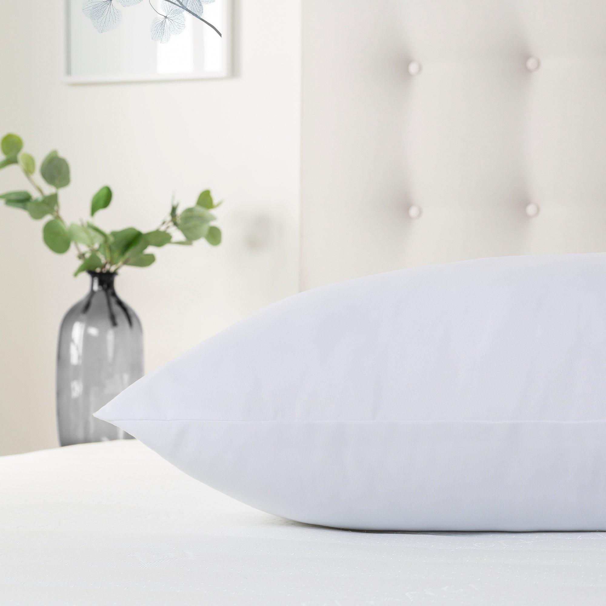 White - Slumberdown - Complete Protection Medium Sup Pillow - 5