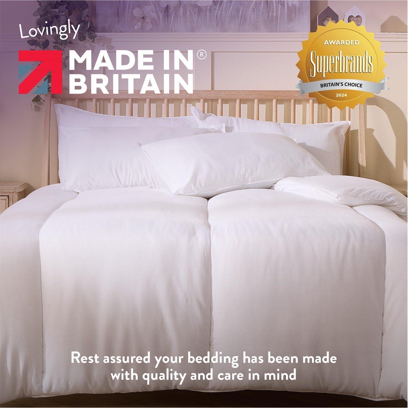 White - Slumberdown - Feels Like Down 13.5 Tog Duvet - 6