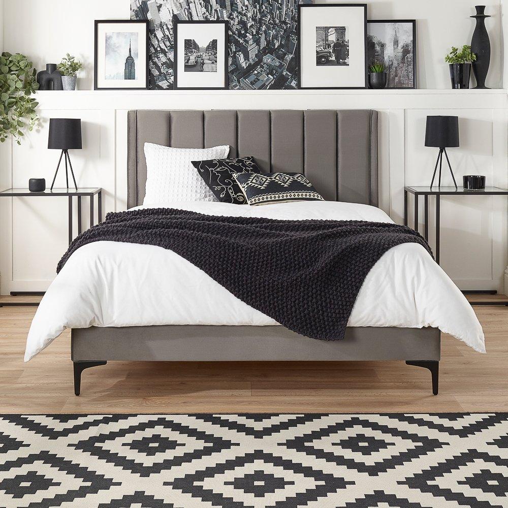 Grey - Aspire - Phoebe Grey Bed Frame - 2