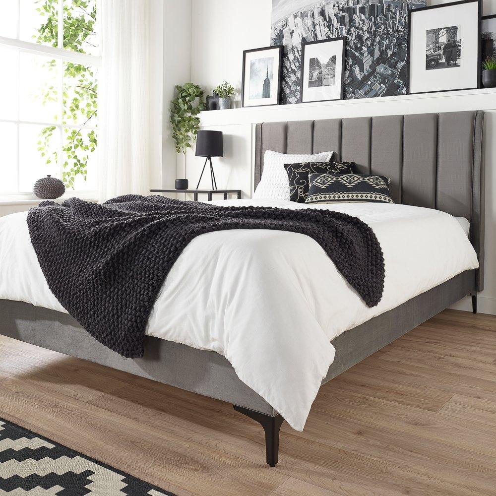 Grey - Aspire - Phoebe Grey Bed Frame - 3