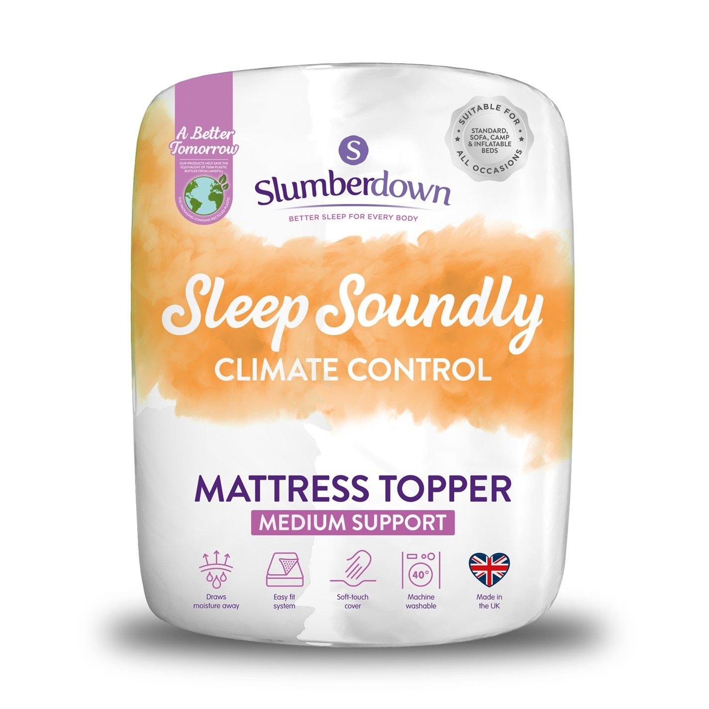 White - Slumberdown - Climate Control Mattress Topper - 1
