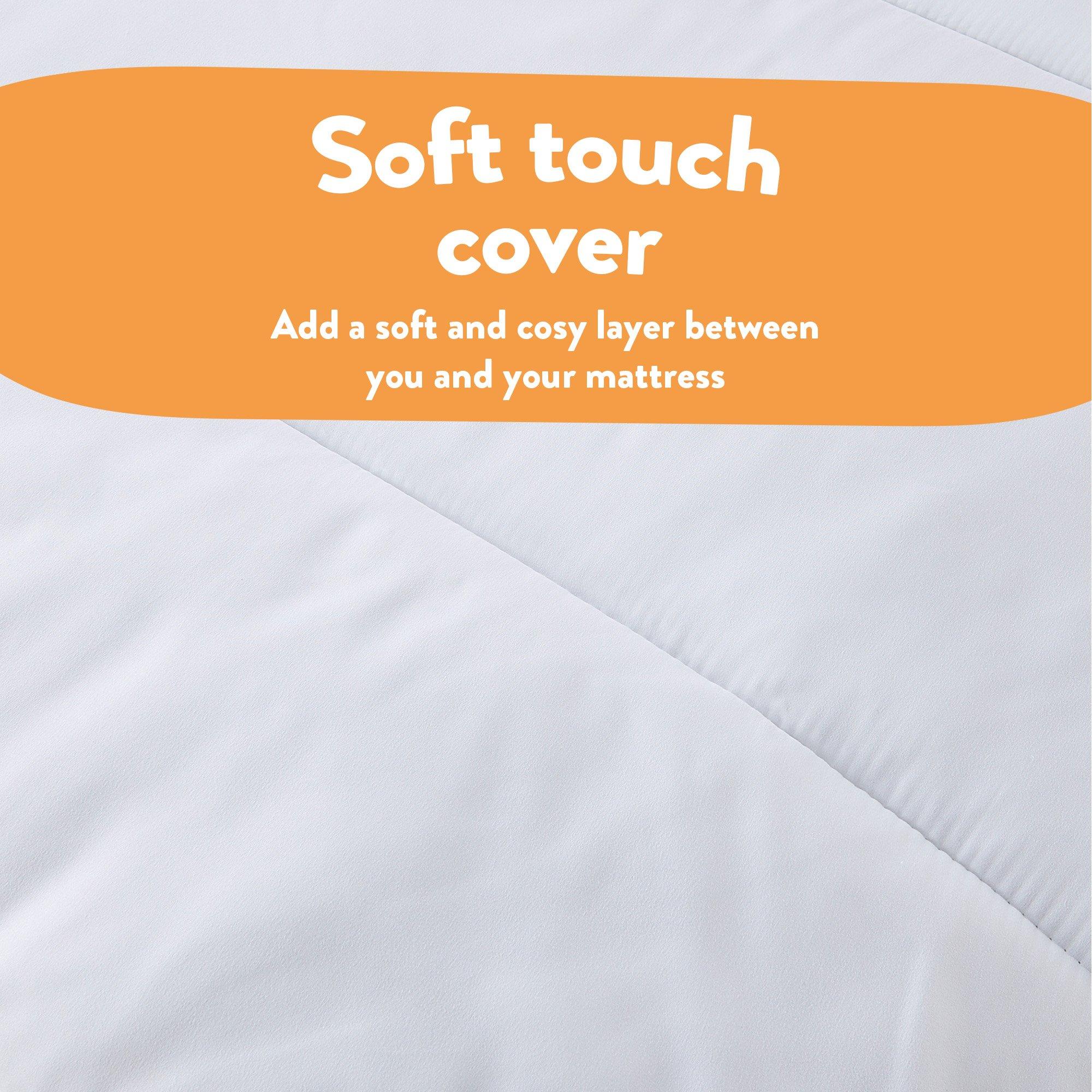 White - Slumberdown - Climate Control Mattress Topper - 6