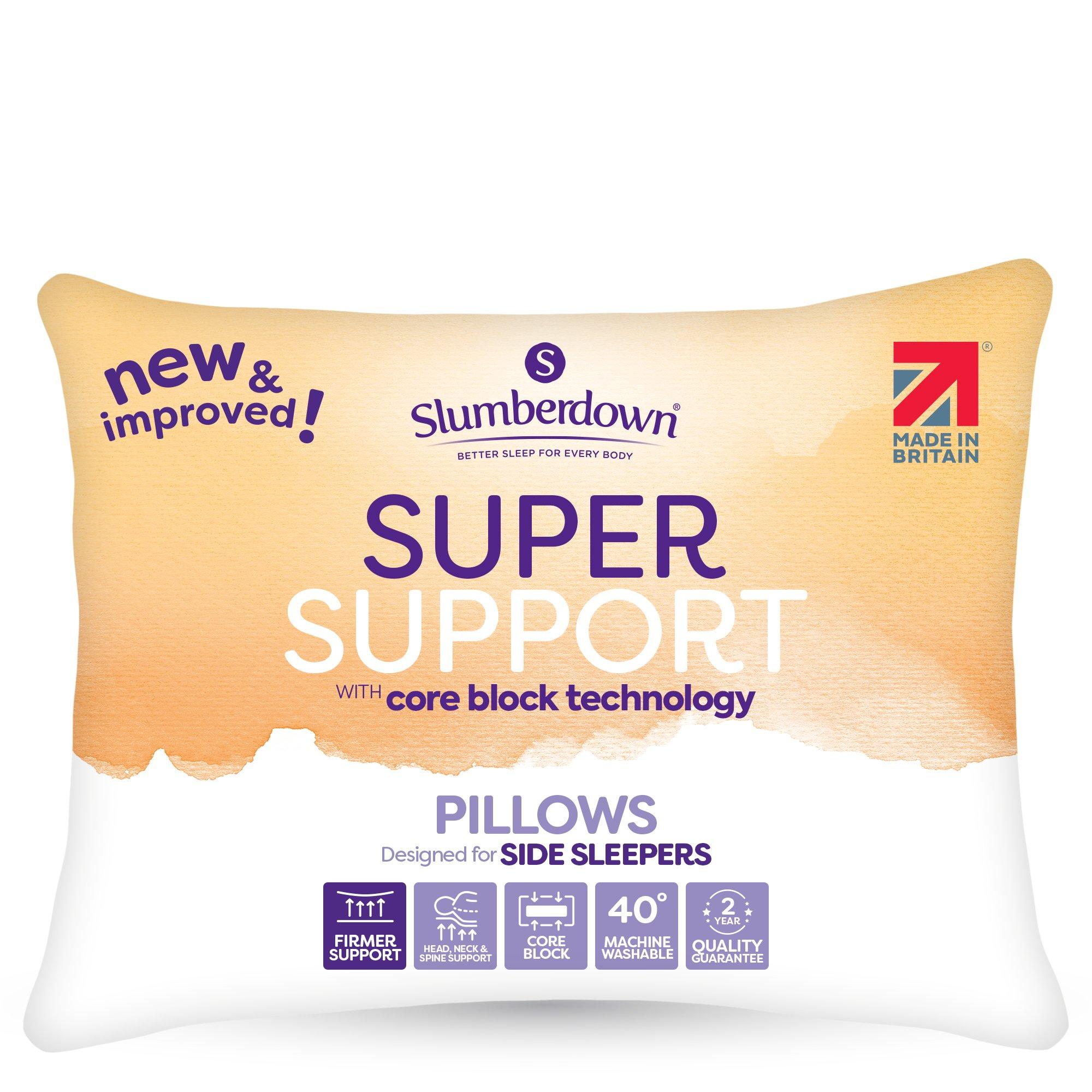 White - Slumberdown - Super Support Firm Support Pillow - 1