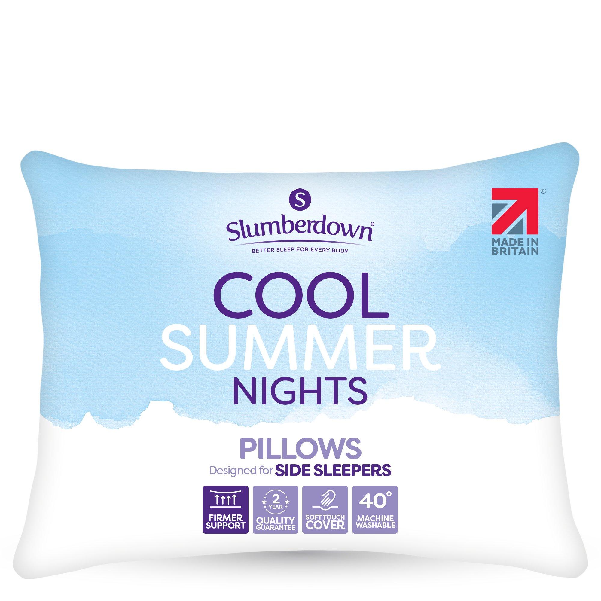 White - Slumberdown - Cool Summer Nights Firm Pillow - 10