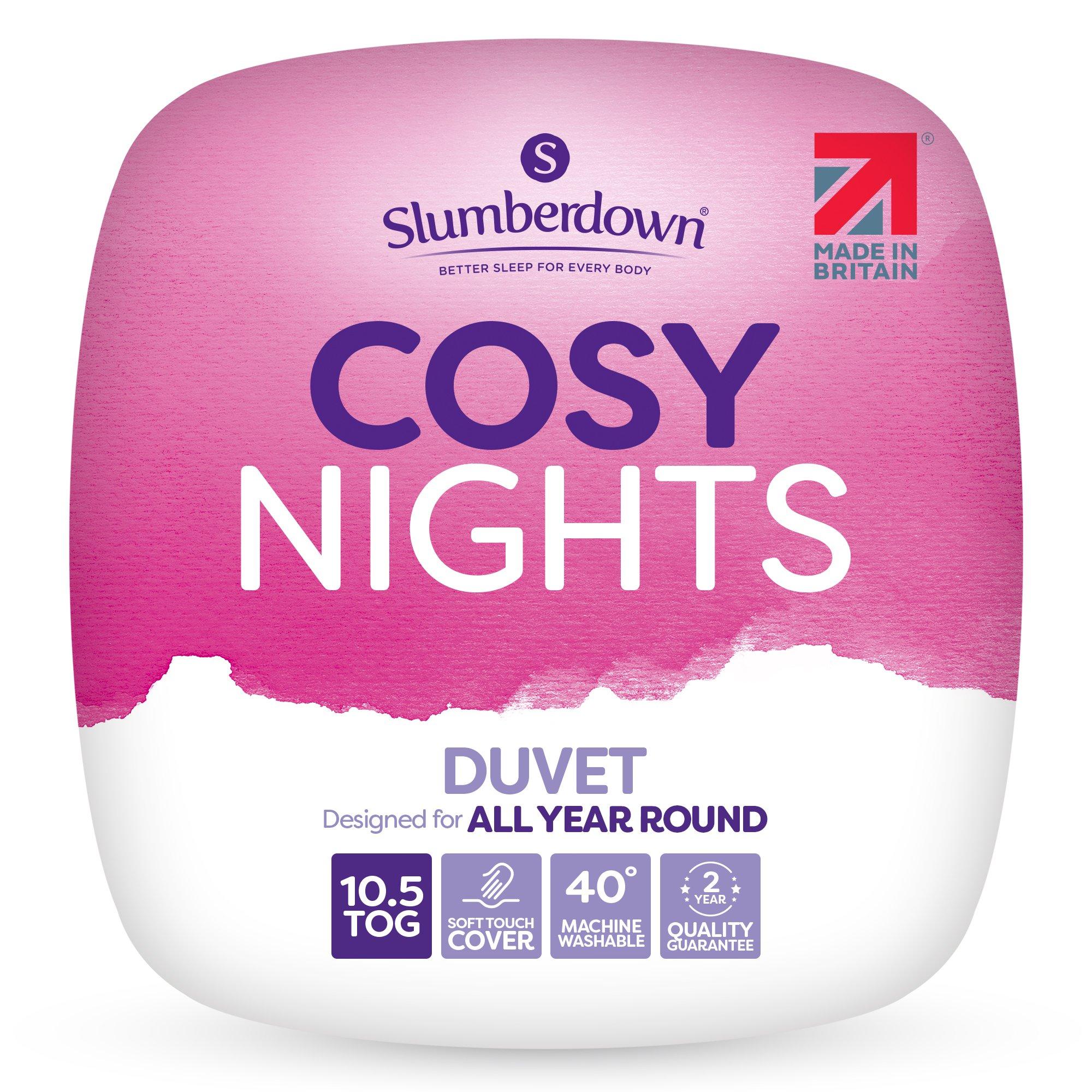 White - Slumberdown - Cosy Nights 10.5 Duvet - 10