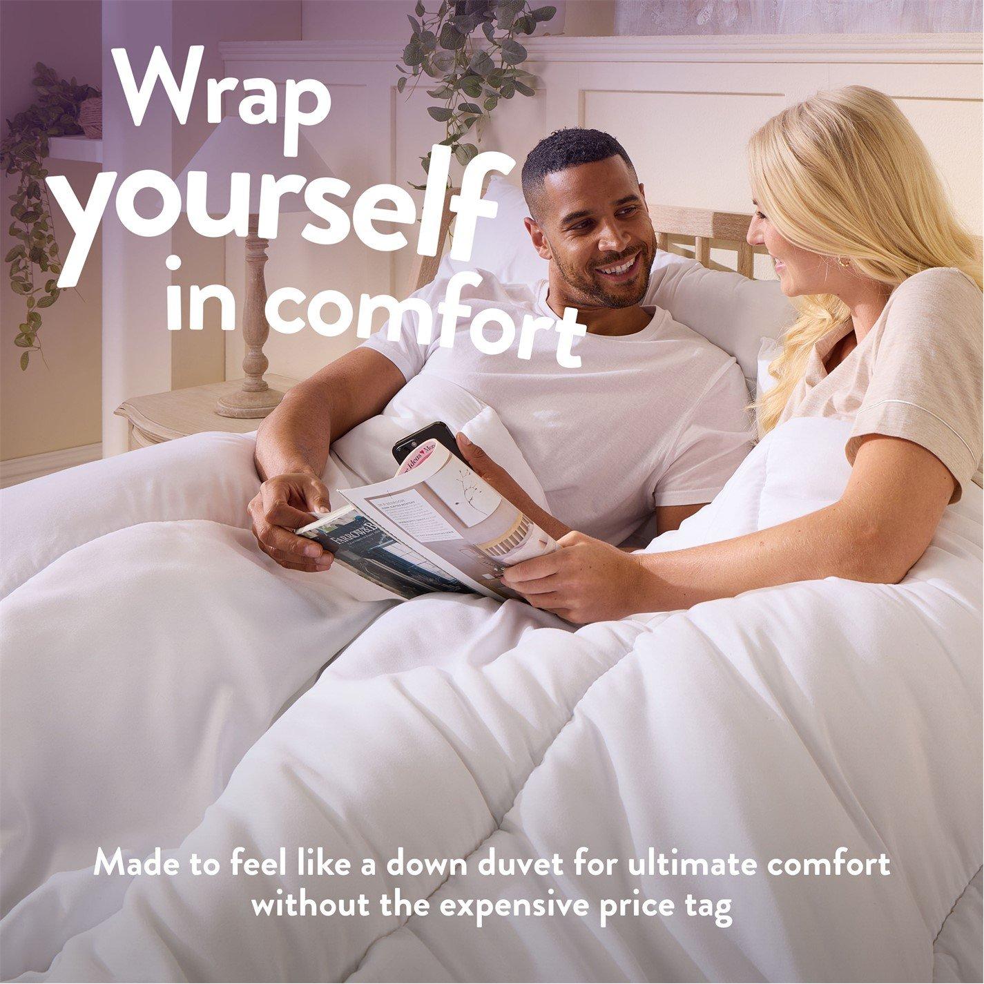 White - Slumberdown - Feels Like Down 10.5 Duvet - 2