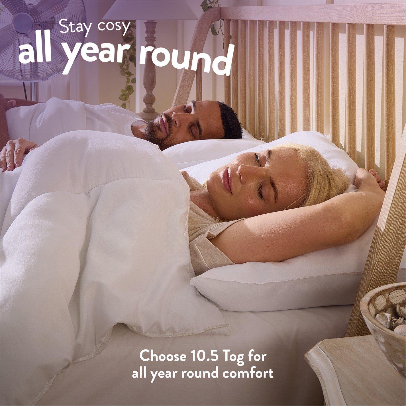 White - Slumberdown - Feels Like Down 10.5 Duvet - 3