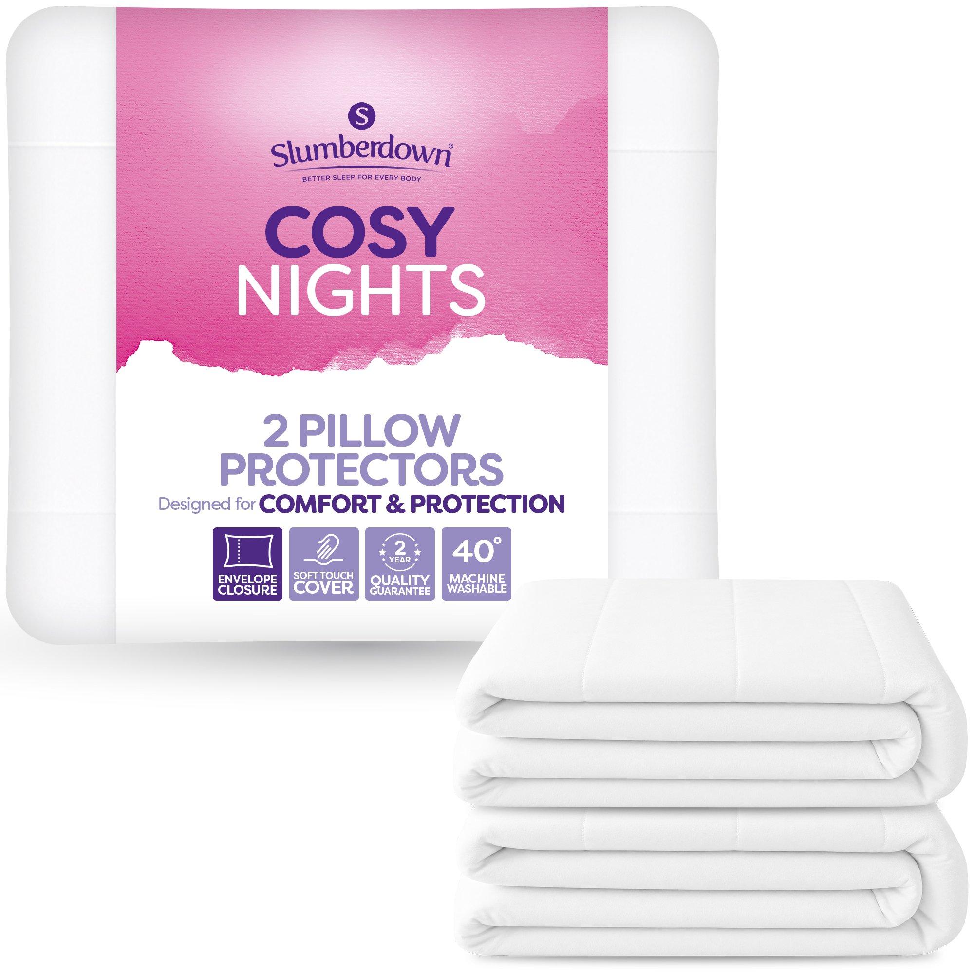 White - Slumberdown - Cosy Nights Pillow Protector - 1