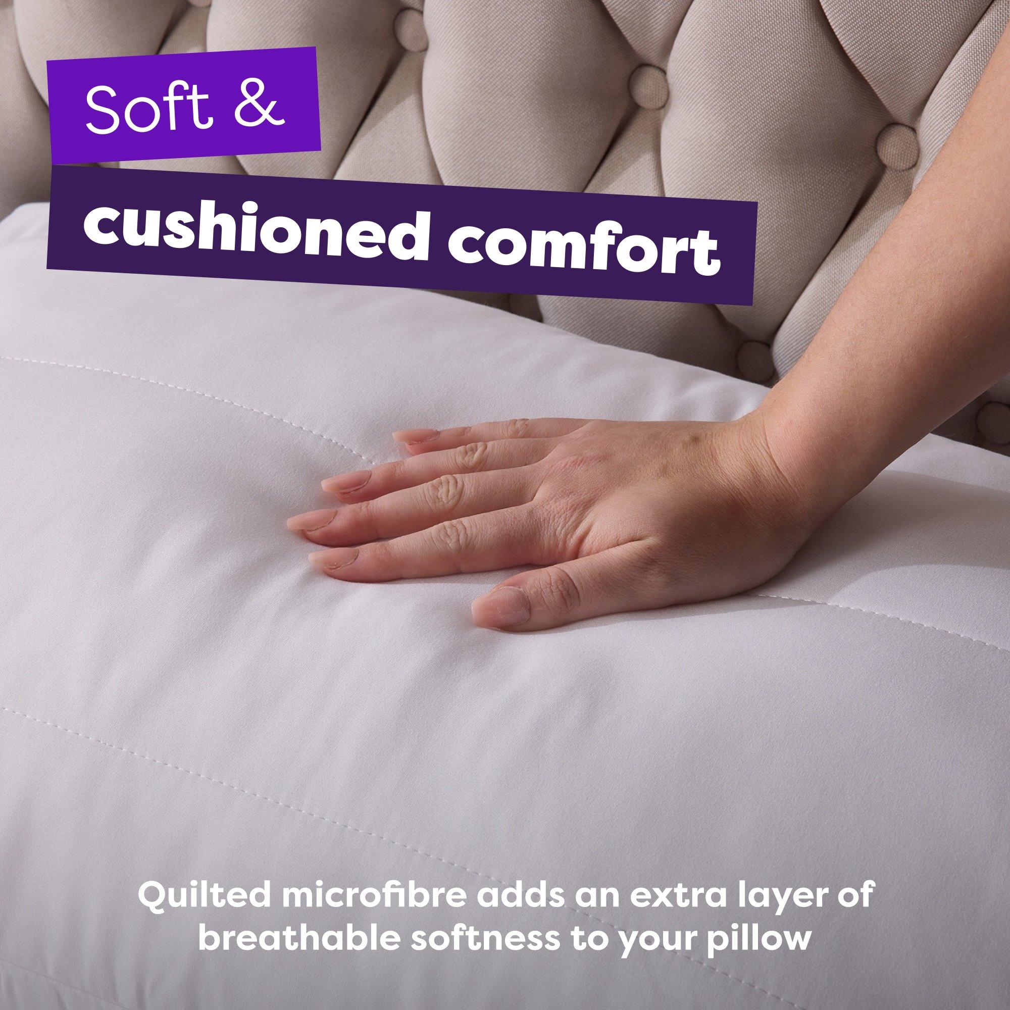 White - Slumberdown - Cosy Nights Pillow Protector - 3