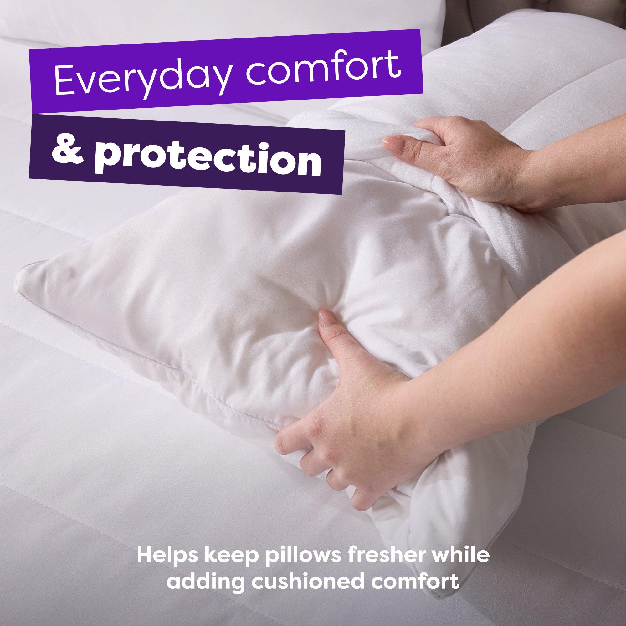 White - Slumberdown - Cosy Nights Pillow Protector - 5