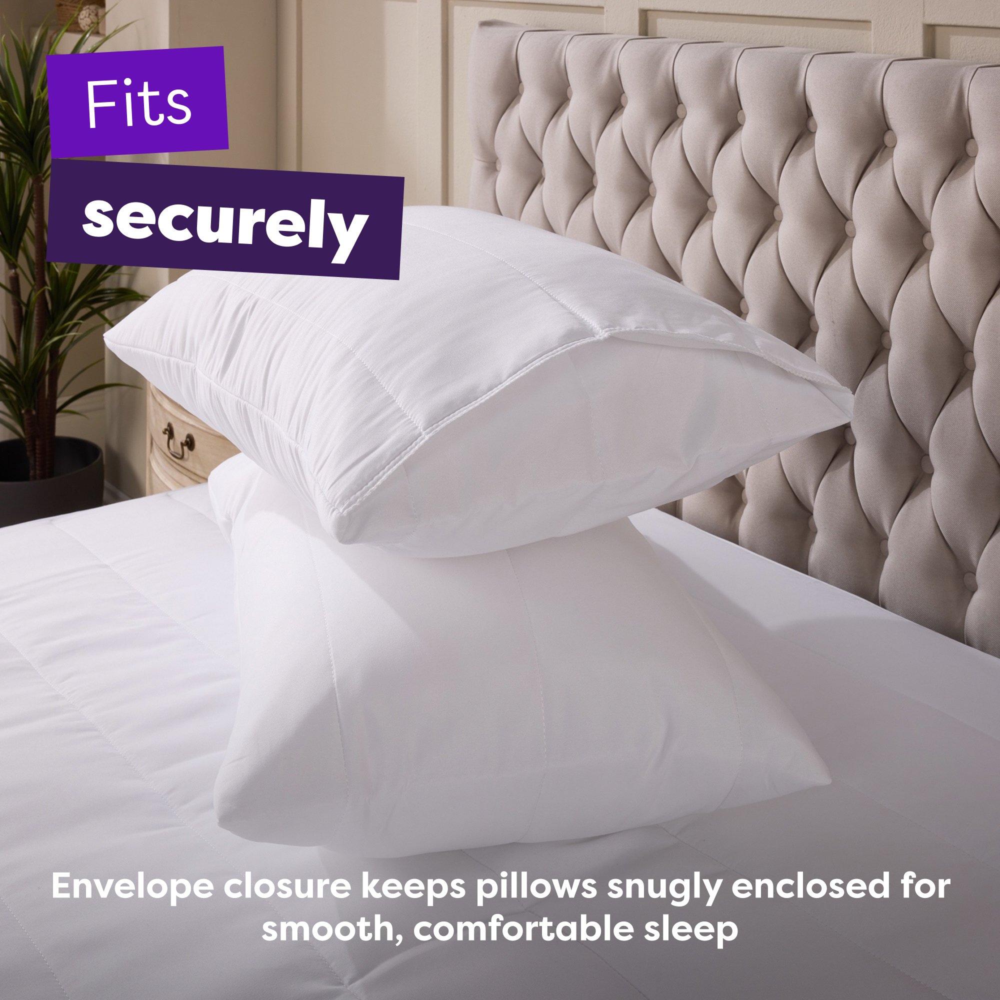 White - Slumberdown - Cosy Nights Pillow Protector - 6
