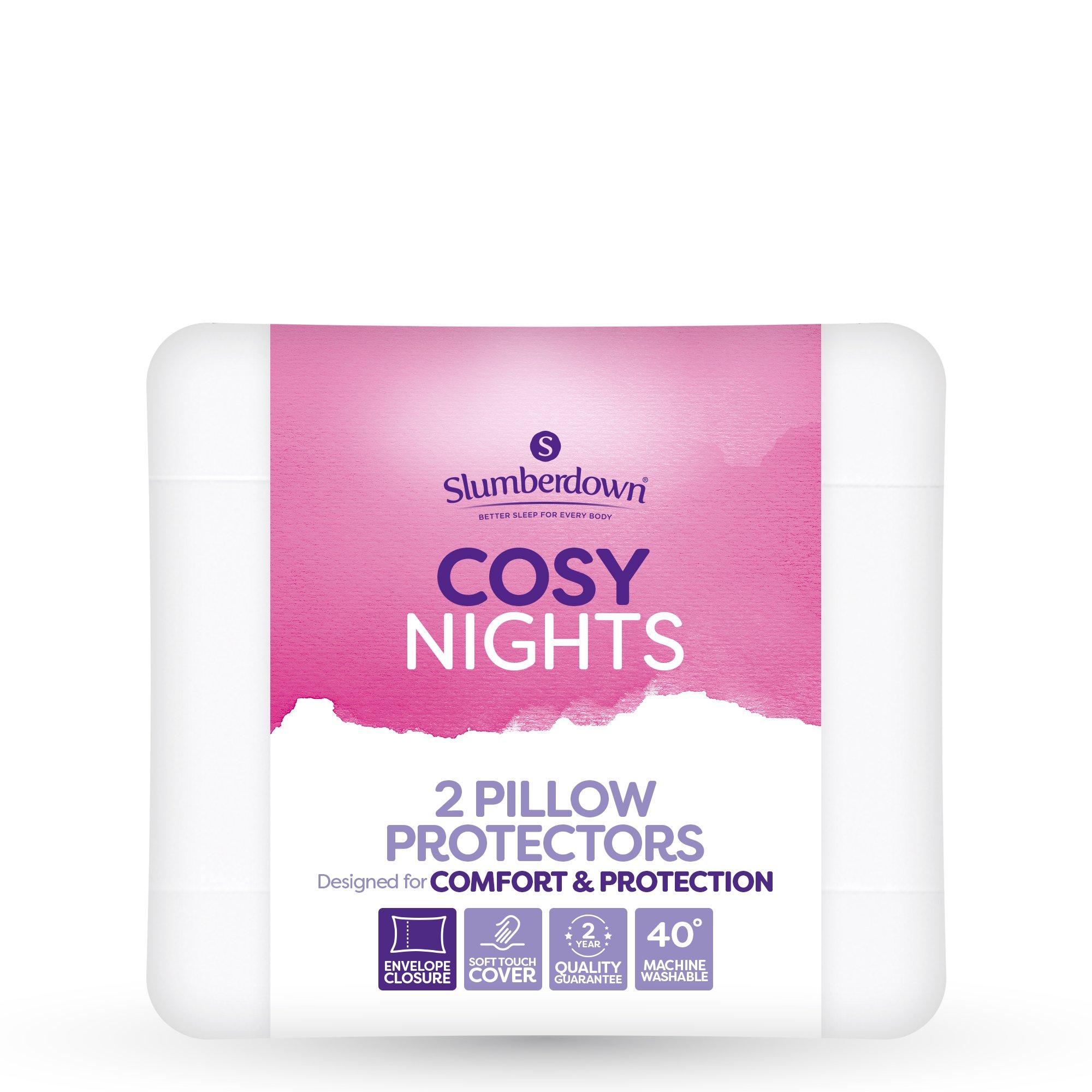 White - Slumberdown - Cosy Nights Pillow Protector - 8