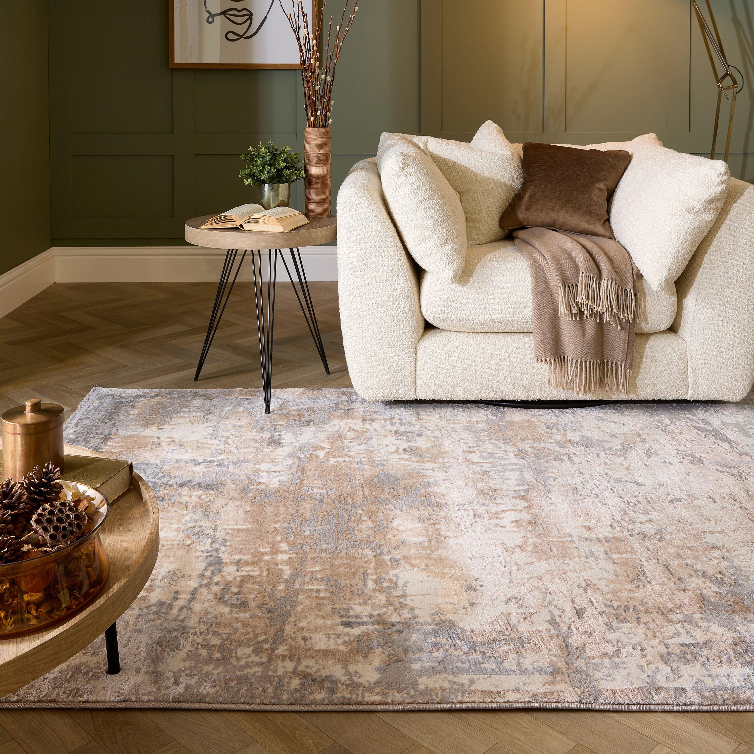 Blue - Origins - Cosimo Distressed Rug Blue/Grey 120x170 - 1