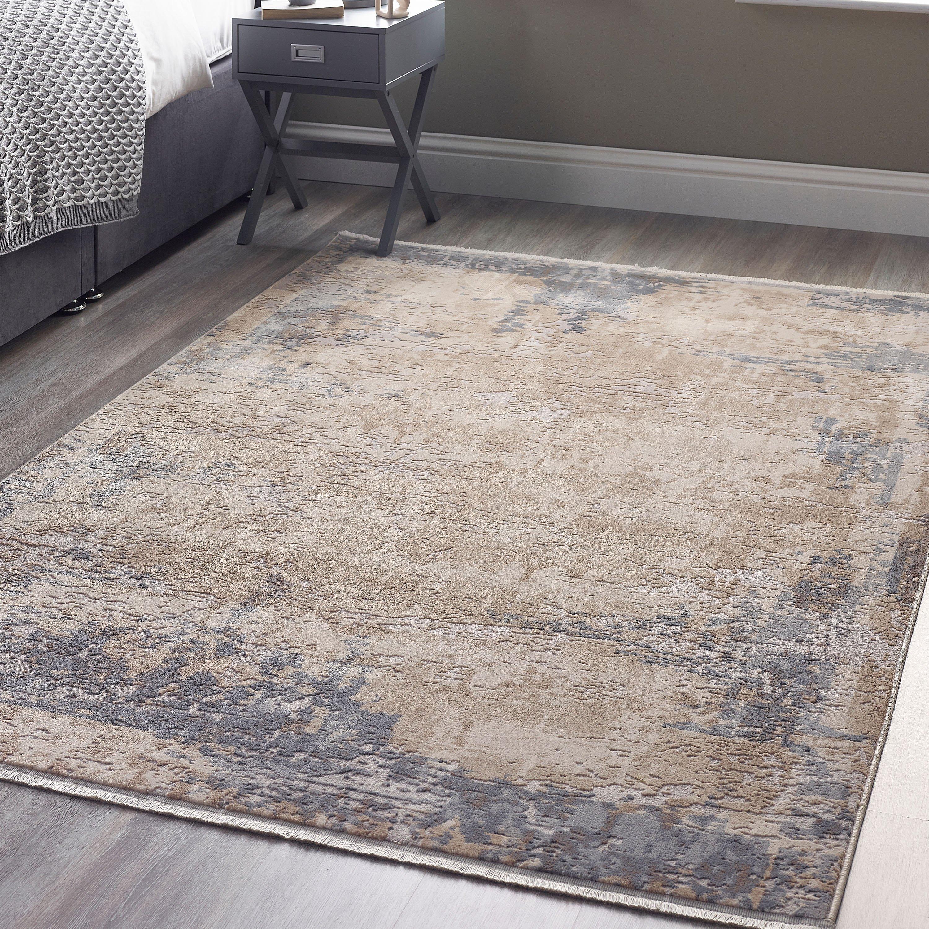 Blue - Origins - Cosimo Distressed Rug Blue/Grey 120x170 - 3