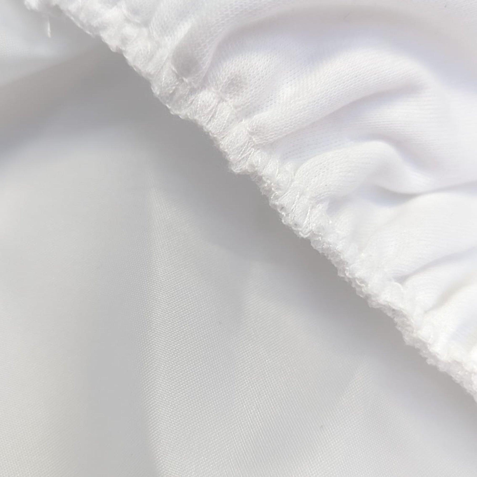 White - Clair De Lune - Clair de Lune Wicker Moses Basket Mattress Protect - 2