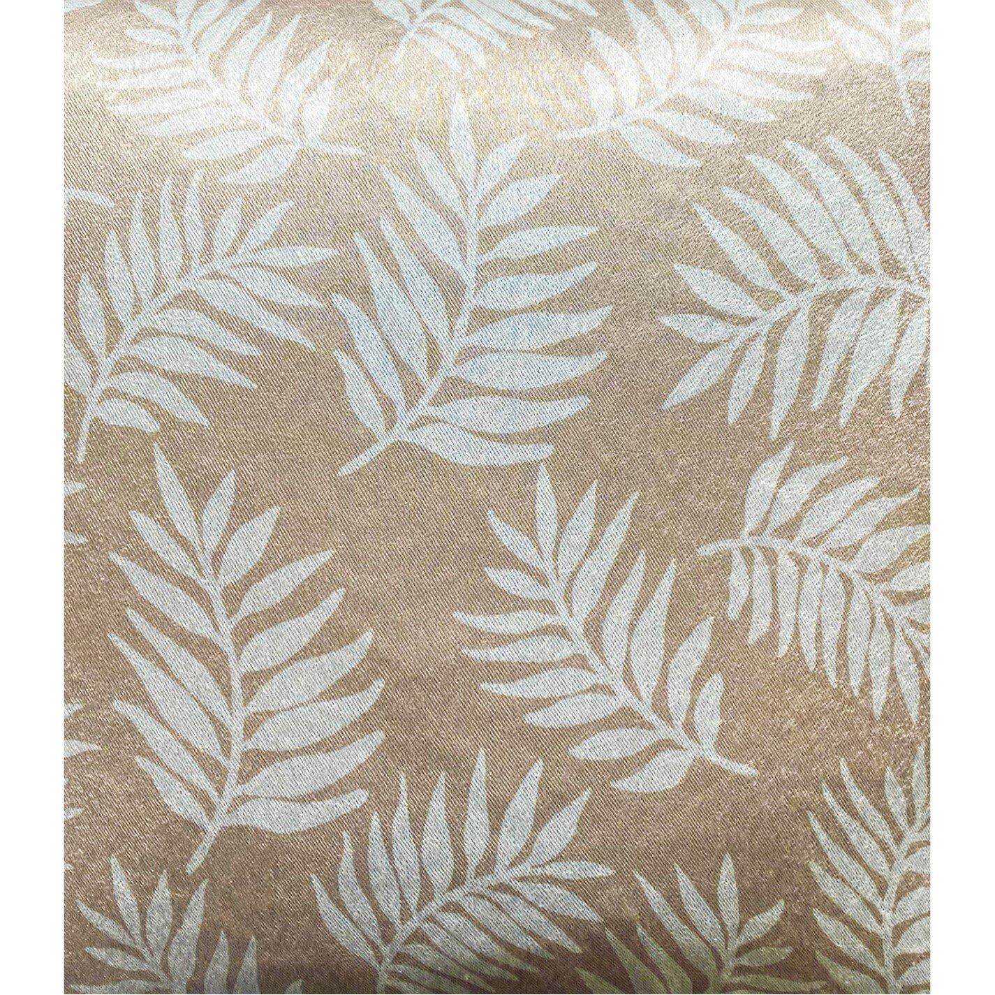 Natural - Enhanced Living - Oakland Leaf Pattern Thermal Room Darkening Pair - 4