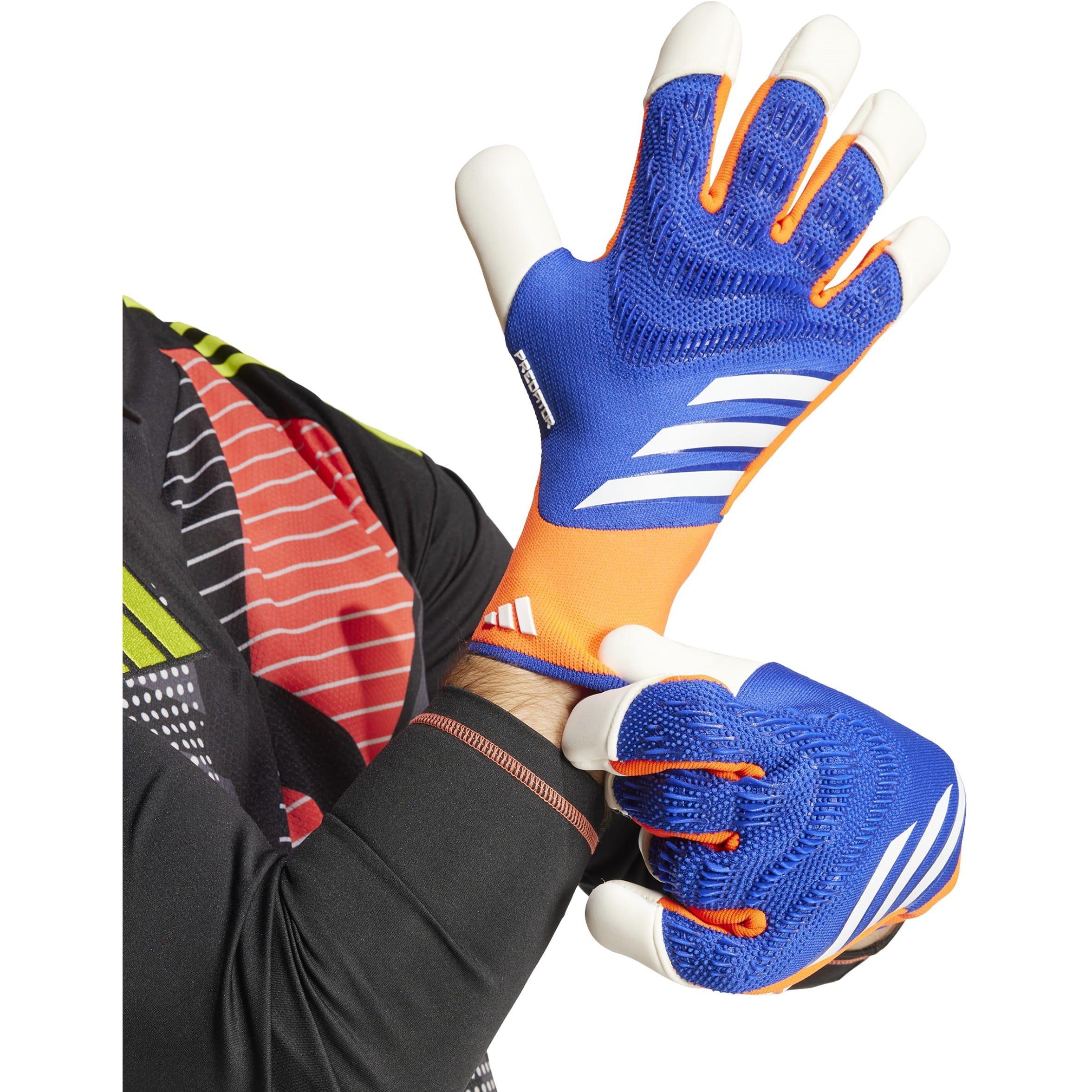 Blue/Red/White - adidas - Predator Pro Hybrid Goalkeeper Gloves Adults - 3