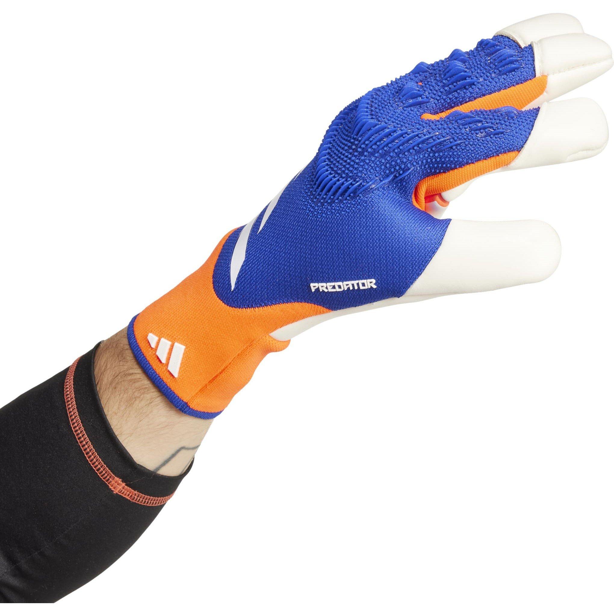 Blue/Red/White - adidas - Predator Pro Hybrid Goalkeeper Gloves Adults - 4