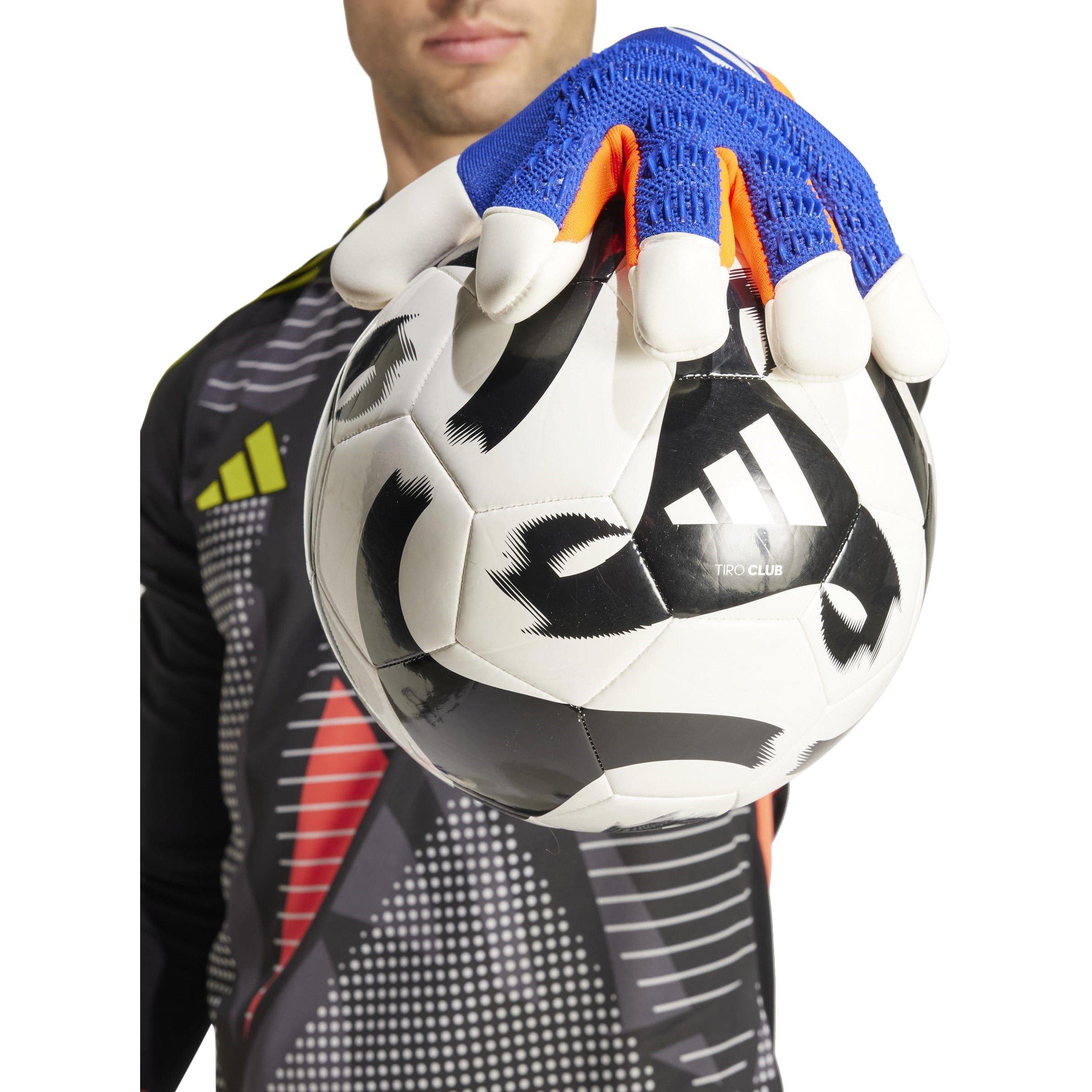 Blue/Red/White - adidas - Predator Pro Hybrid Goalkeeper Gloves Adults - 5