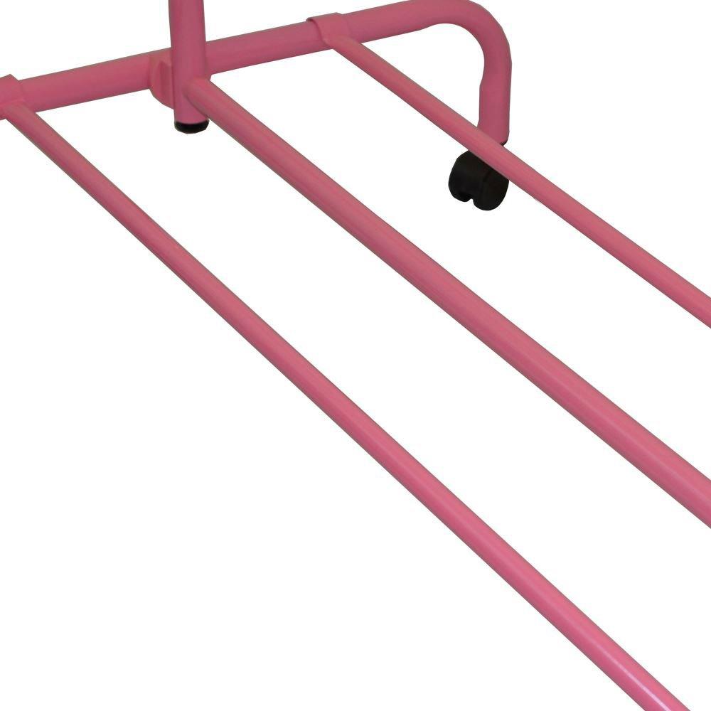 Pink - Lassic - Home Vida Single Garment Rack - 6