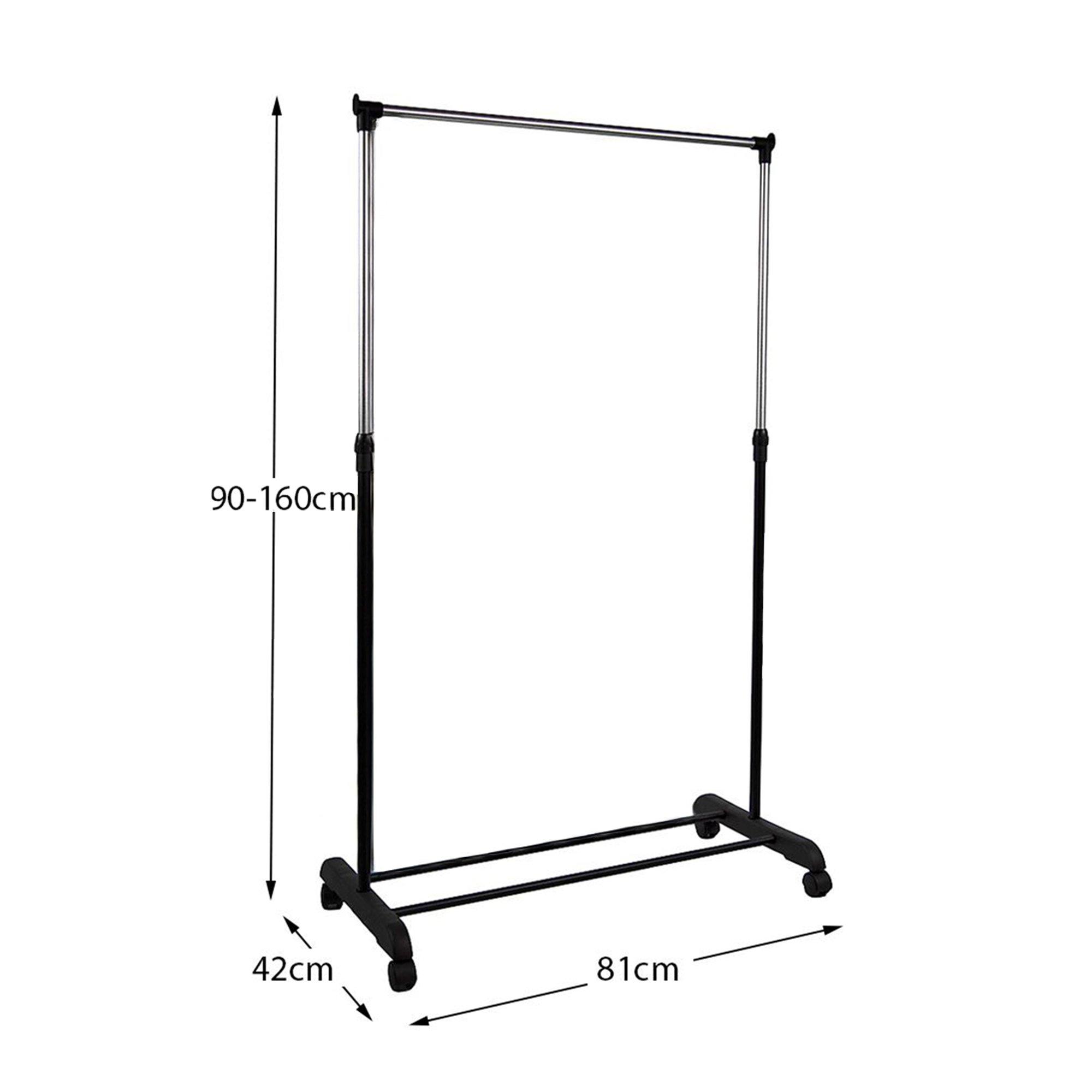 Silver - Lassic - Home Vida Single Garment Rack - 2