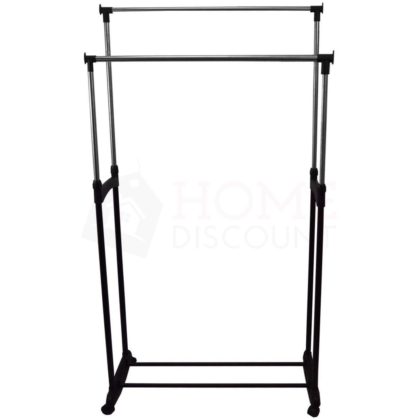 Silver - Lassic - Home Vida Double Garment Rack - 3