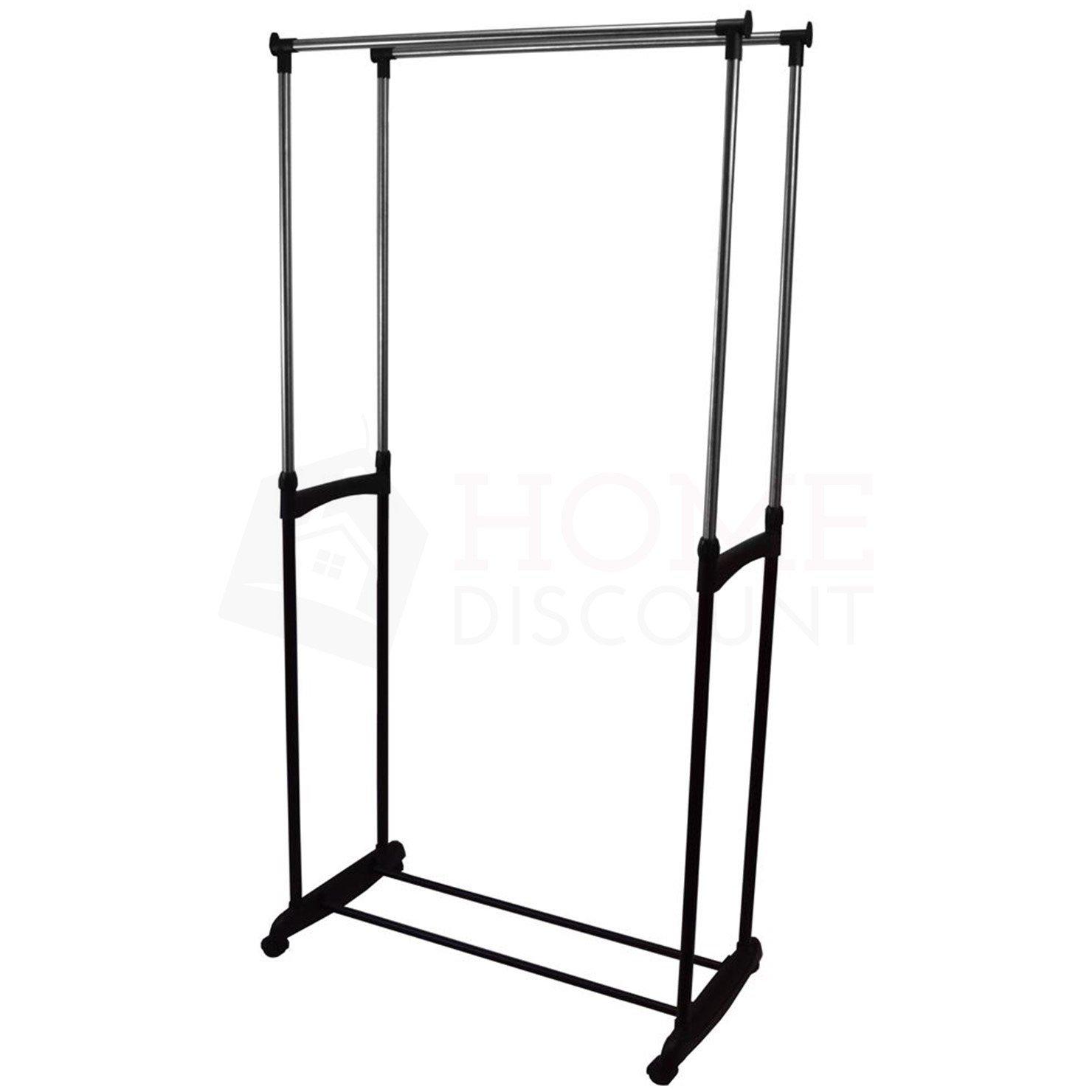 Silver - Lassic - Home Vida Double Garment Rack - 4