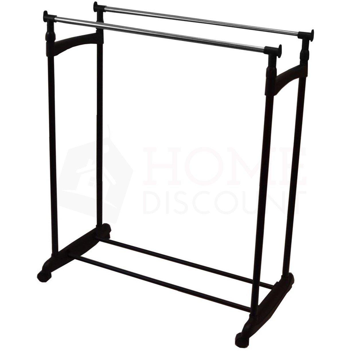 Silver - Lassic - Home Vida Double Garment Rack - 5