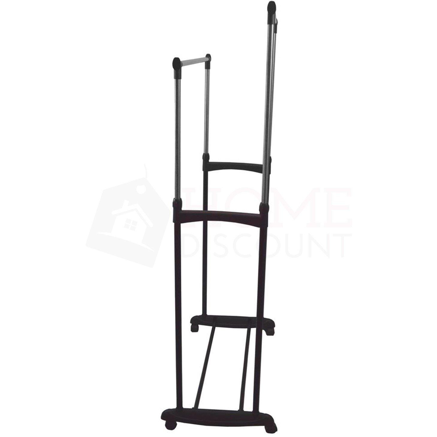 Silver - Lassic - Home Vida Double Garment Rack - 6