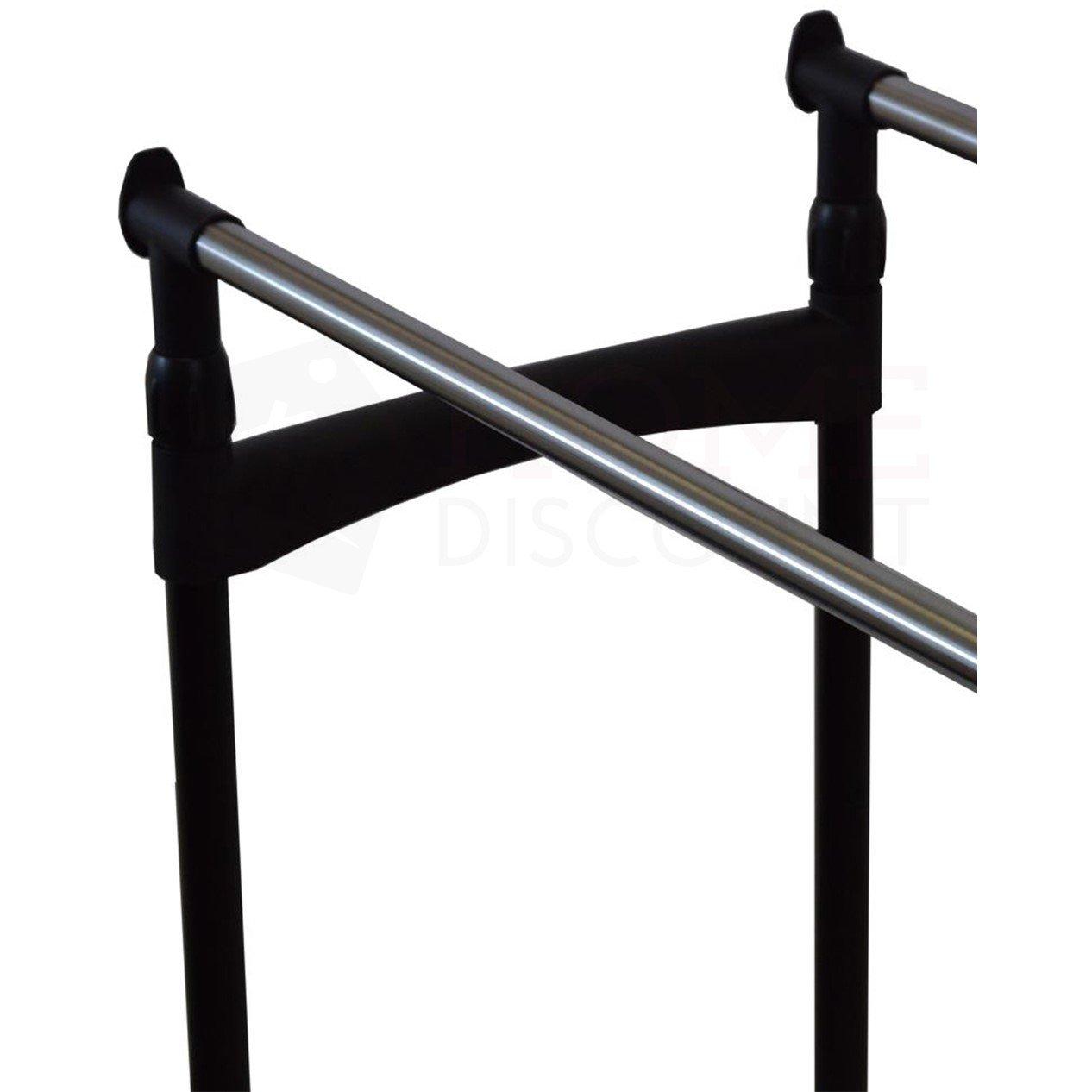 Silver - Lassic - Home Vida Double Garment Rack - 7