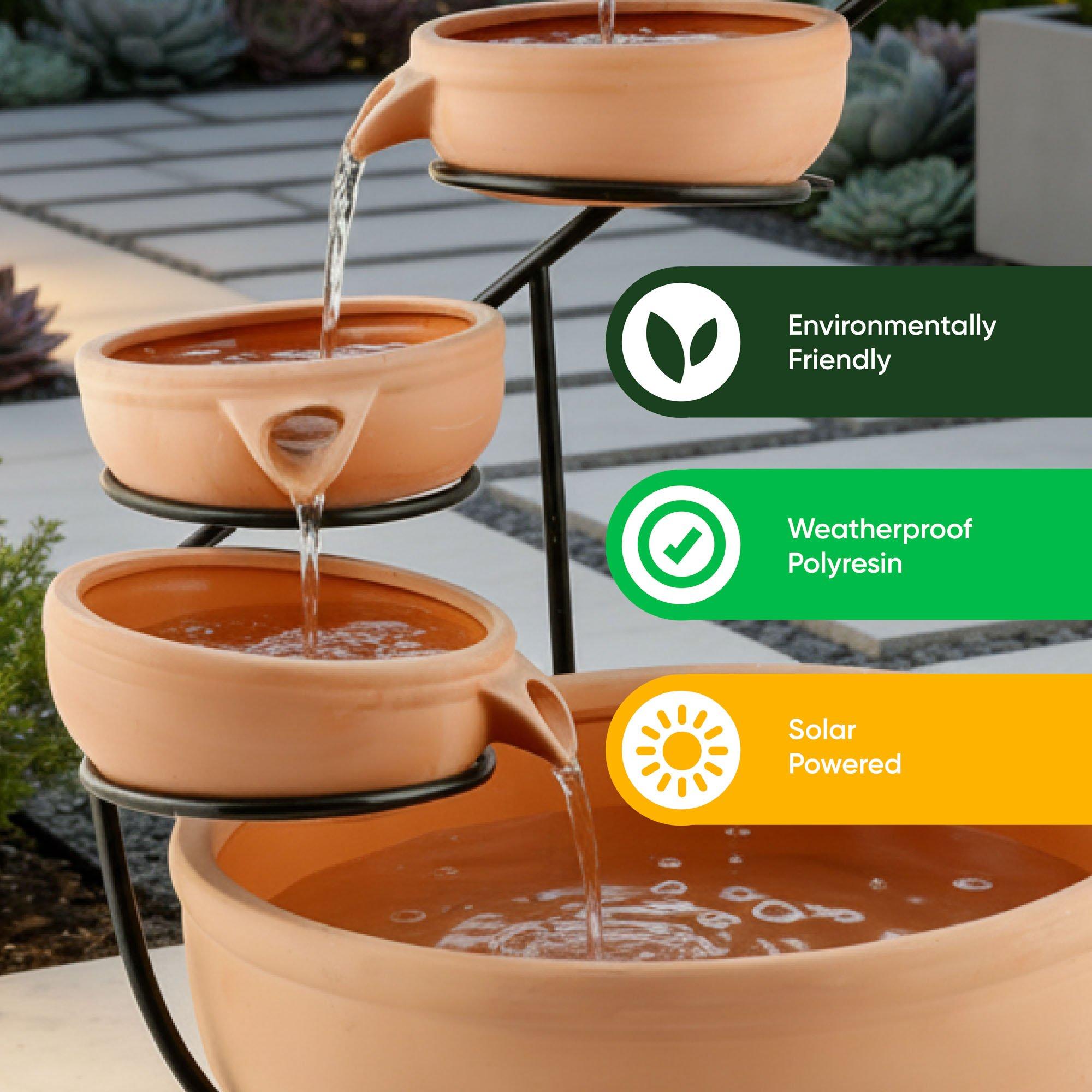Terracotta - Streetwize - Terracotta Cascading Water Feature - 5
