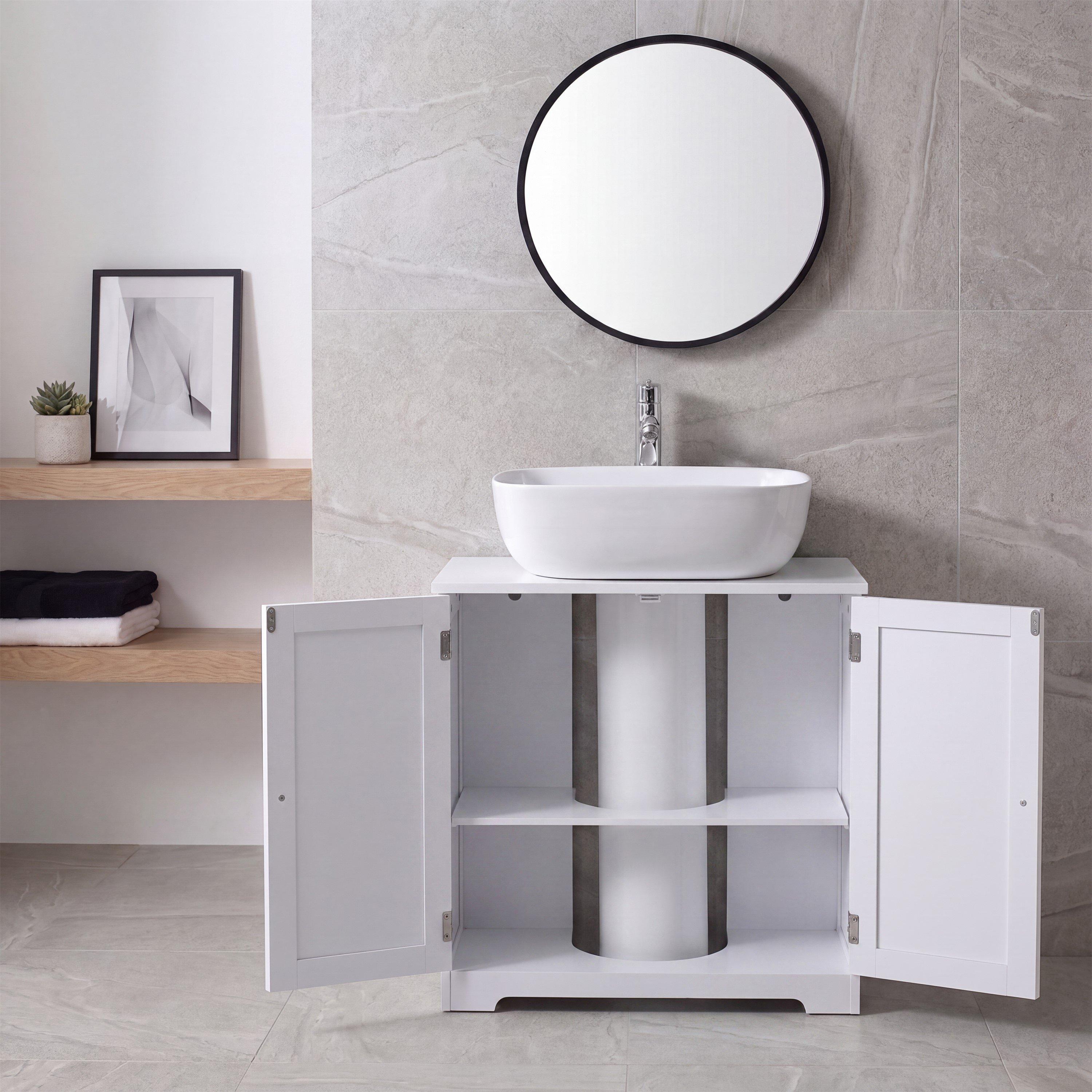 Lassic | Bath Vida Priano 2 Door Under Sink Cabinet | Sports Direct