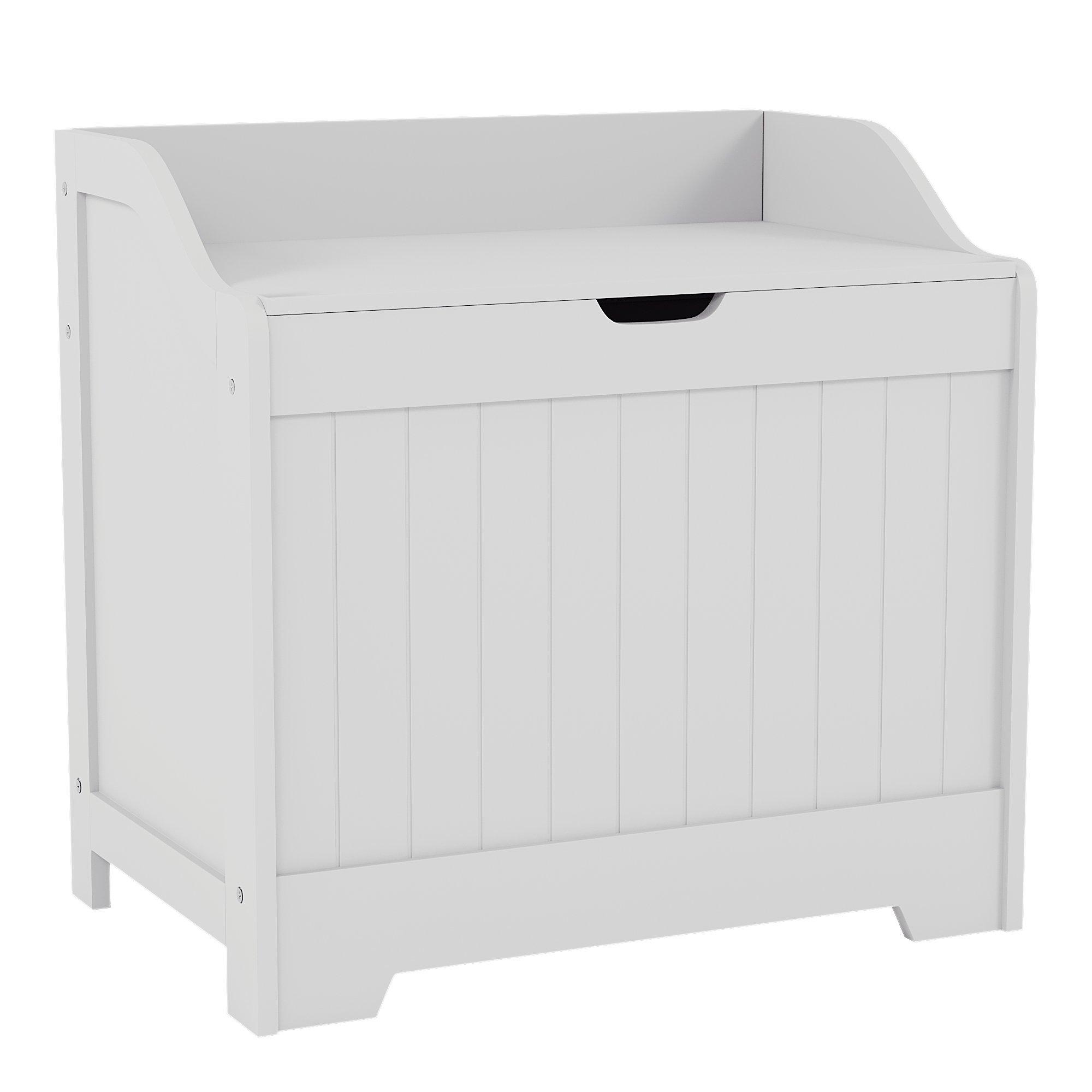 White - Lassic - Bath Vida Priano Laundry Chest - 8