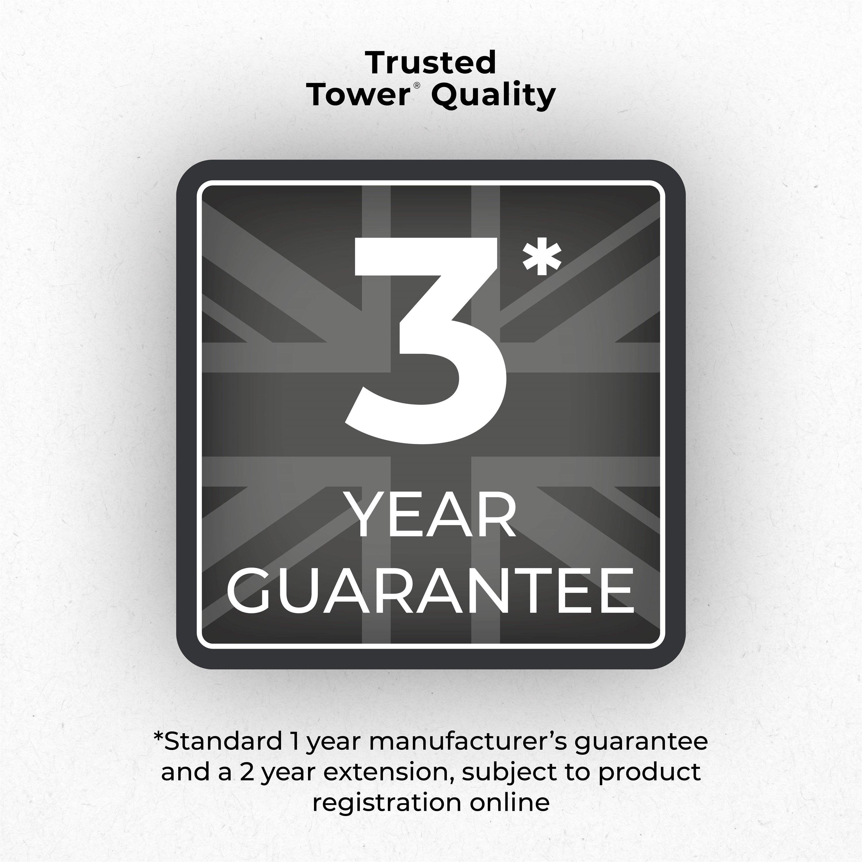 White - Tower - Vortx 8.5L Dual Basket Air Fryer Digital White wit - 8